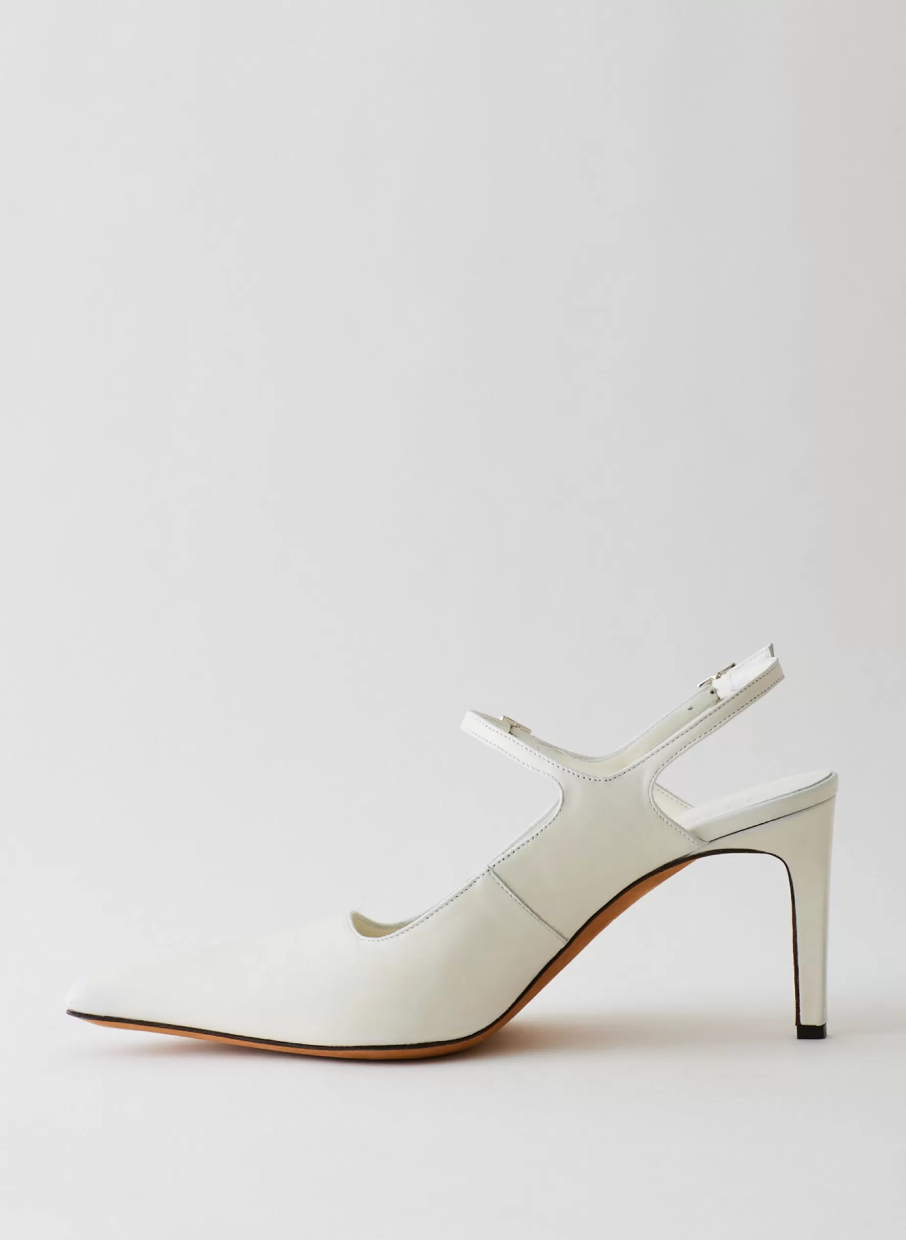 Tibi Heels-Calf Bob Slingback