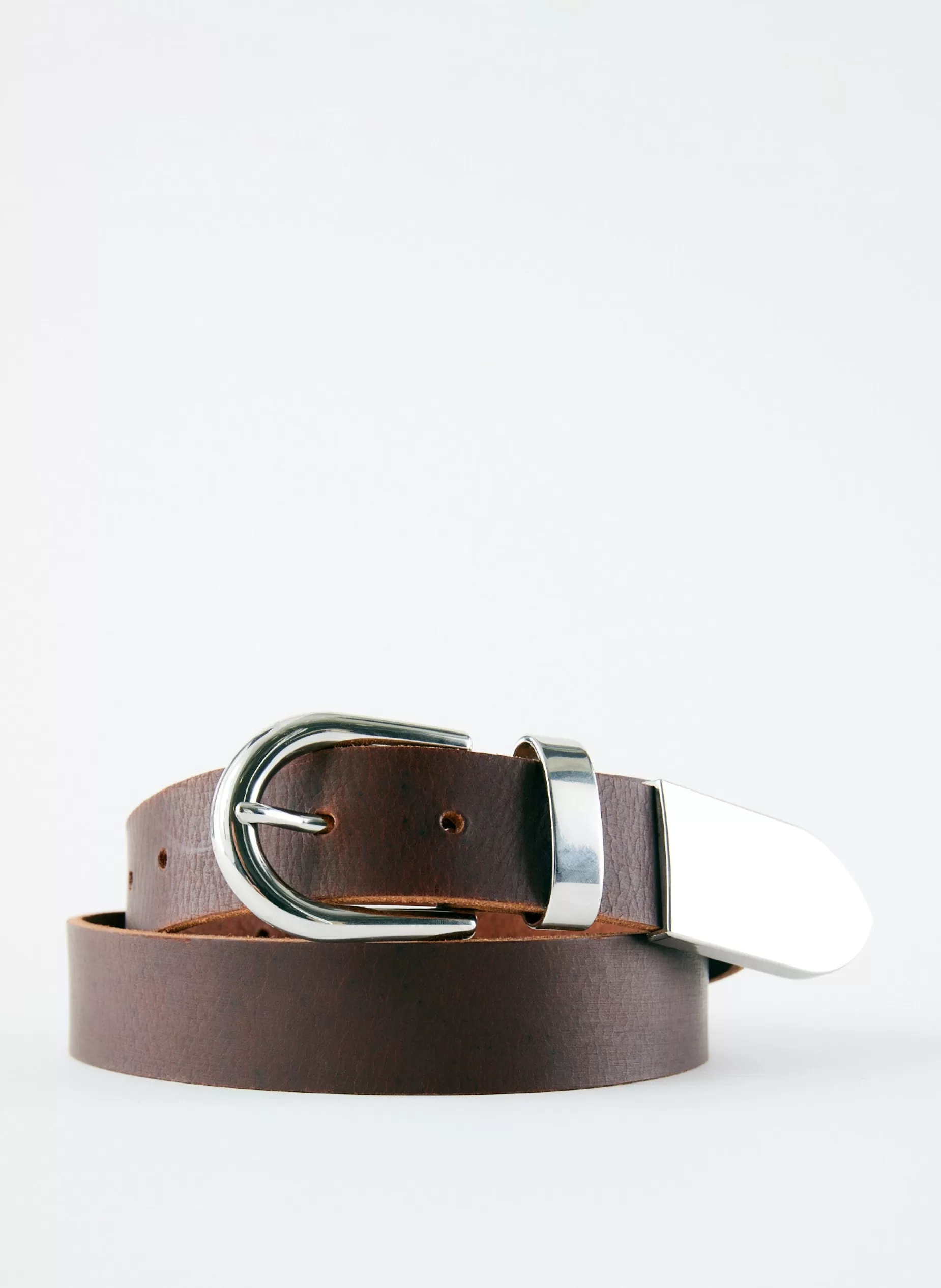 Tibi Belts-Carlos Leather Belt