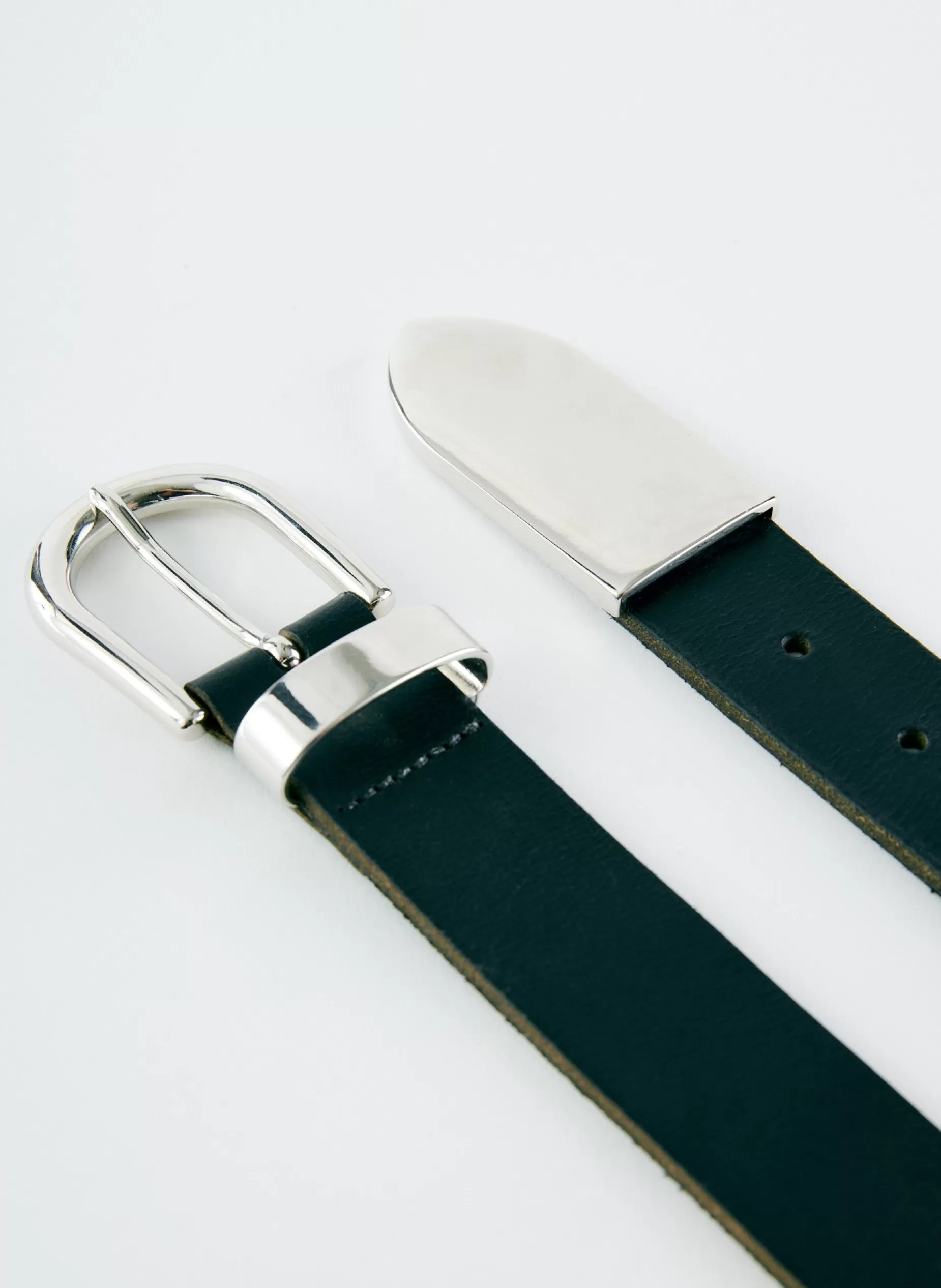 Tibi Belts-Carlos Leather Belt