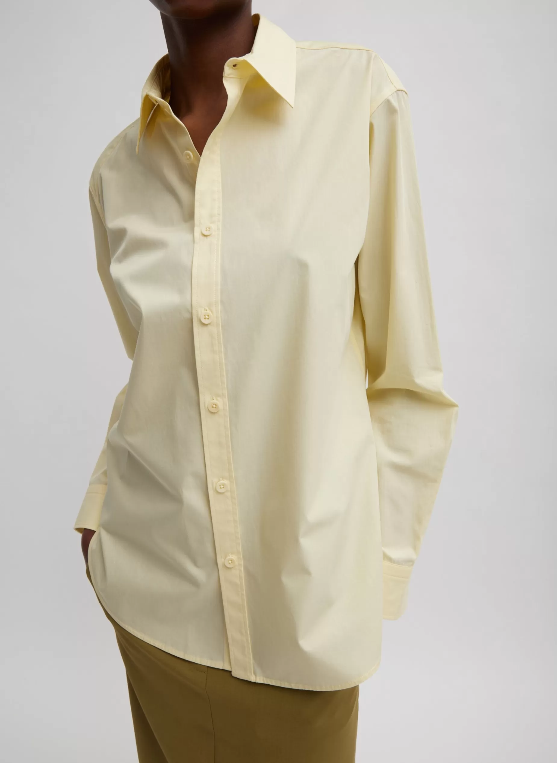 Tibi Tops | Fundamentals - WOFs-Charlie Men's Slim Shirt