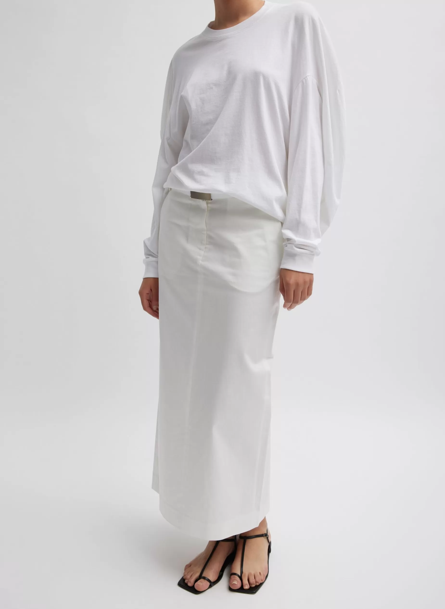 Tibi Skirts-Chino Maxi Skirt