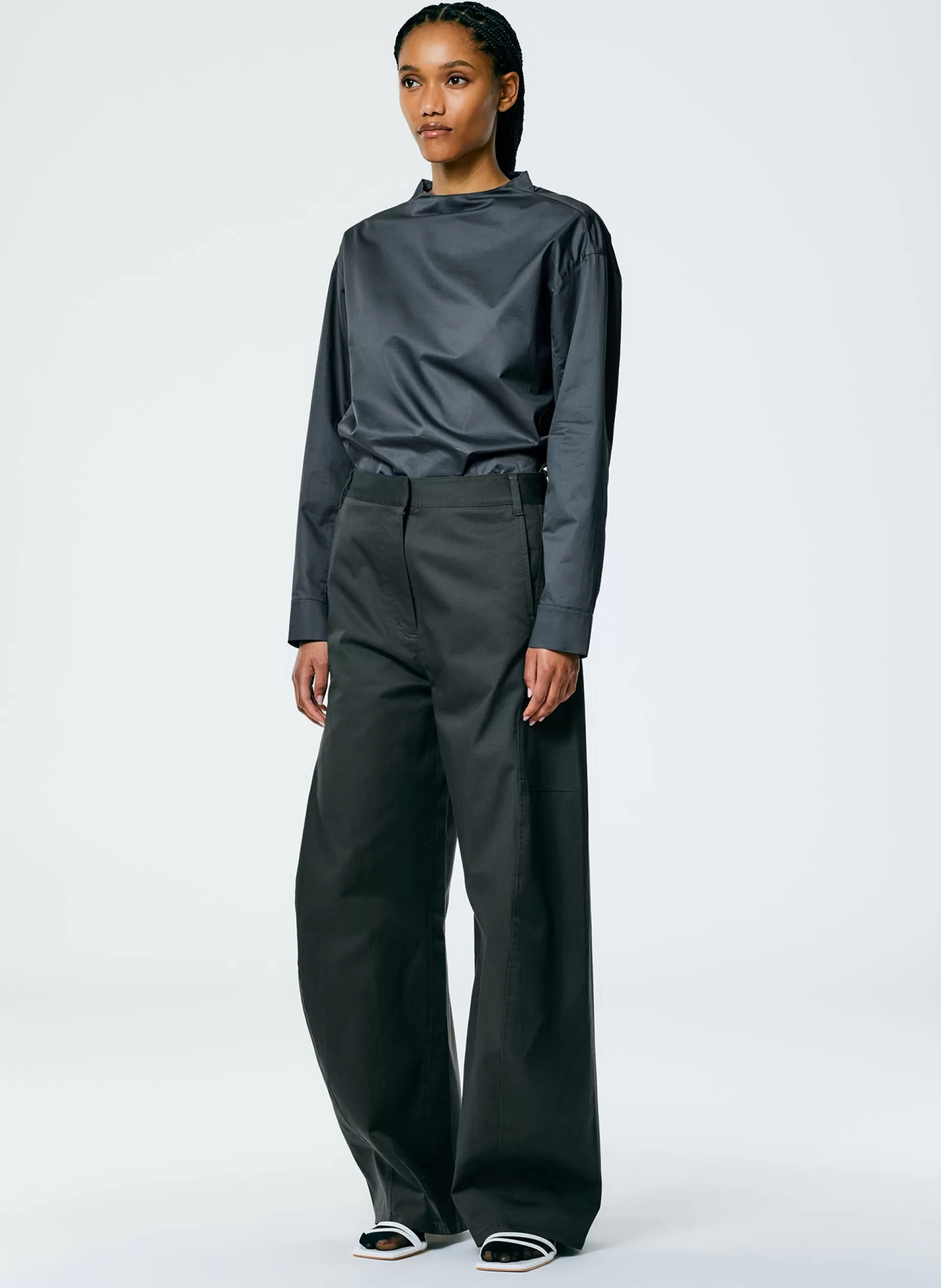 Tibi Pants & Shorts-Chino Sid Pant - Petite