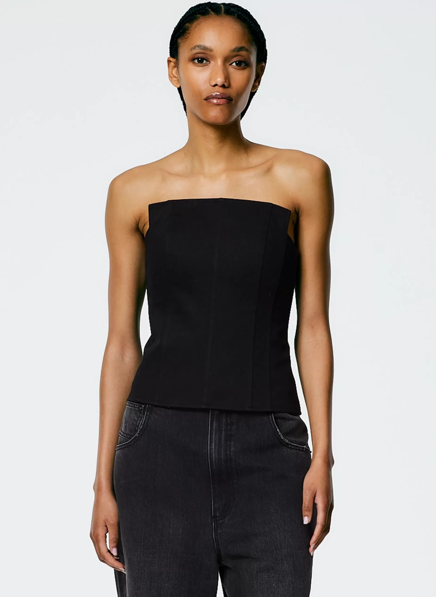 Tibi Tops-Chino Square Corset