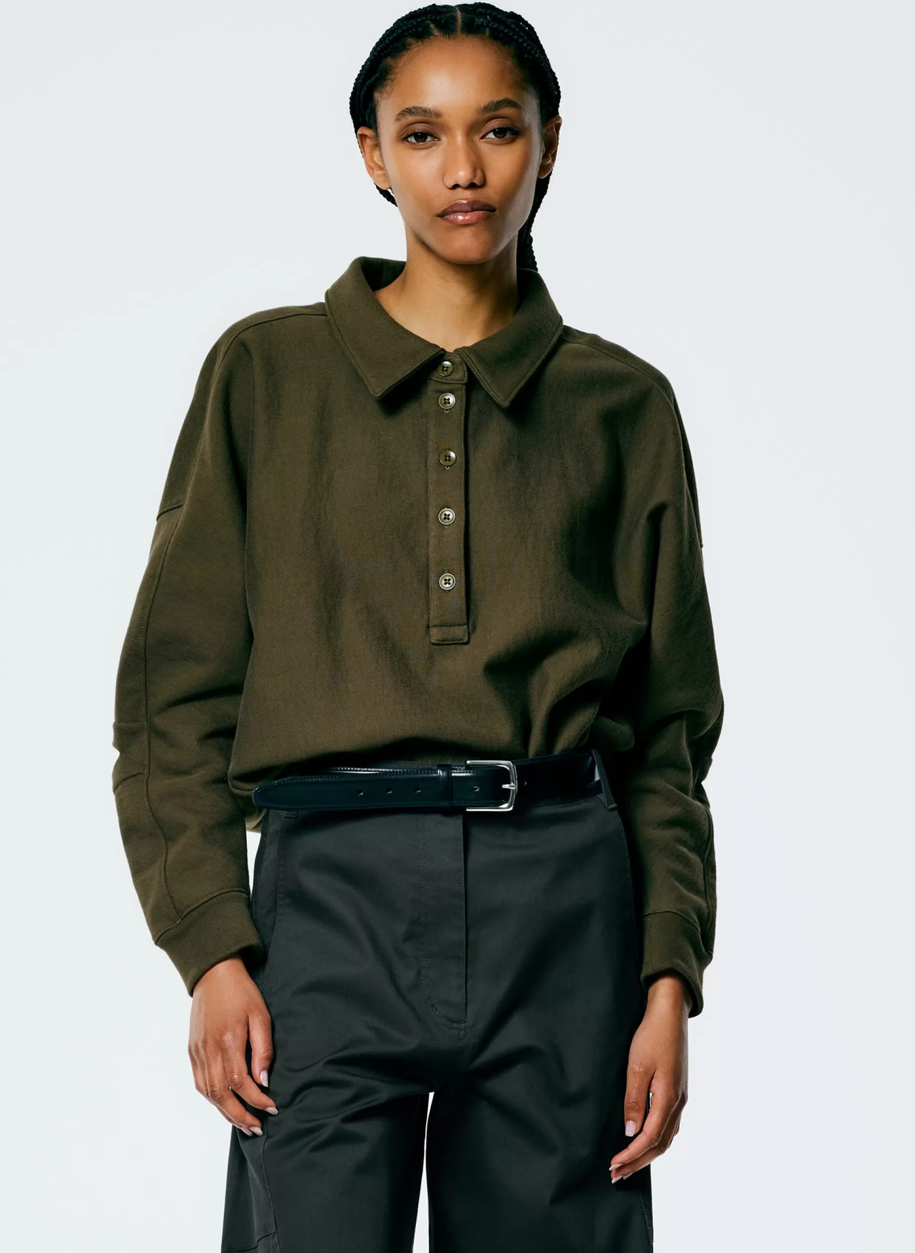 Tibi Leisure Sets | Knitwear & Sweatshirts-Cocoon Crewneck Sweatshirt