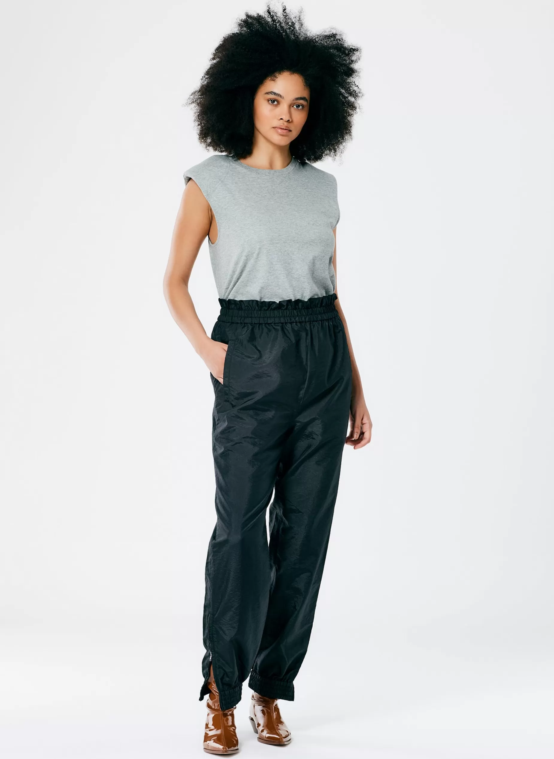 Tibi Pants & Shorts | Fundamentals - WOFs-Crispy Nylon Paper Bag Felix Jogger