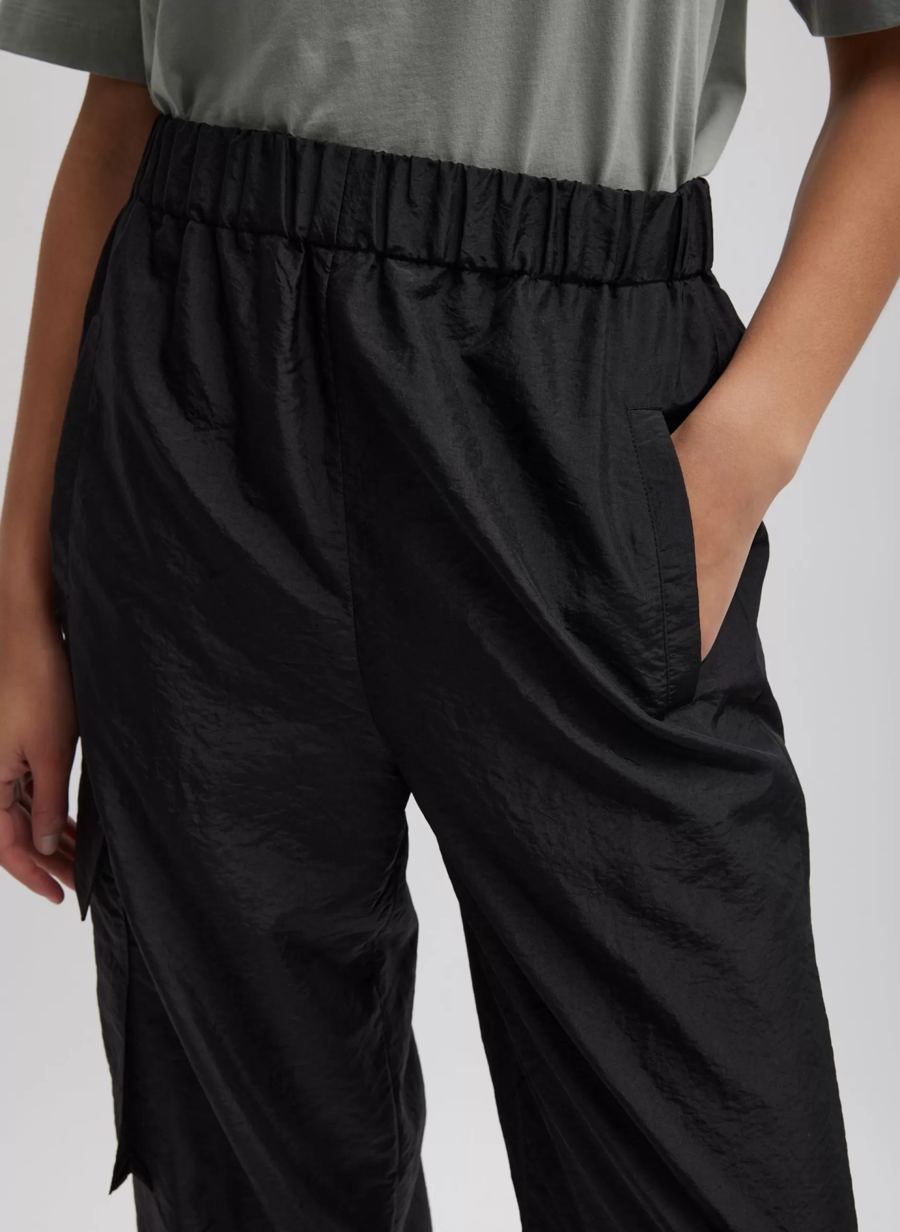 Tibi Pants & Shorts | Fundamentals - WOFs-Crispy Nylon Wilt Pull On Jogger