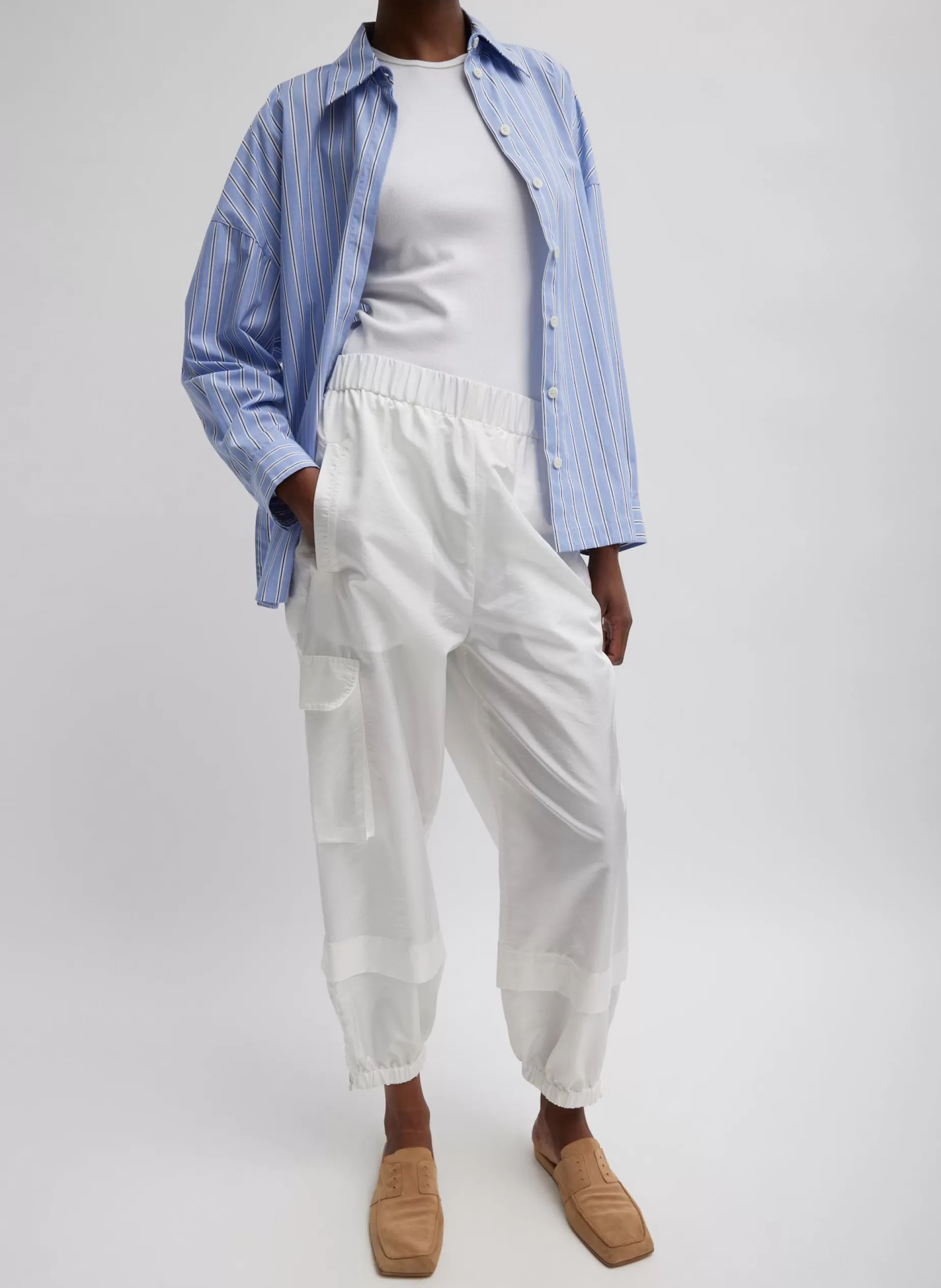 Tibi Pants & Shorts | Fundamentals - WOFs-Crispy Nylon Wilt Pull On Jogger