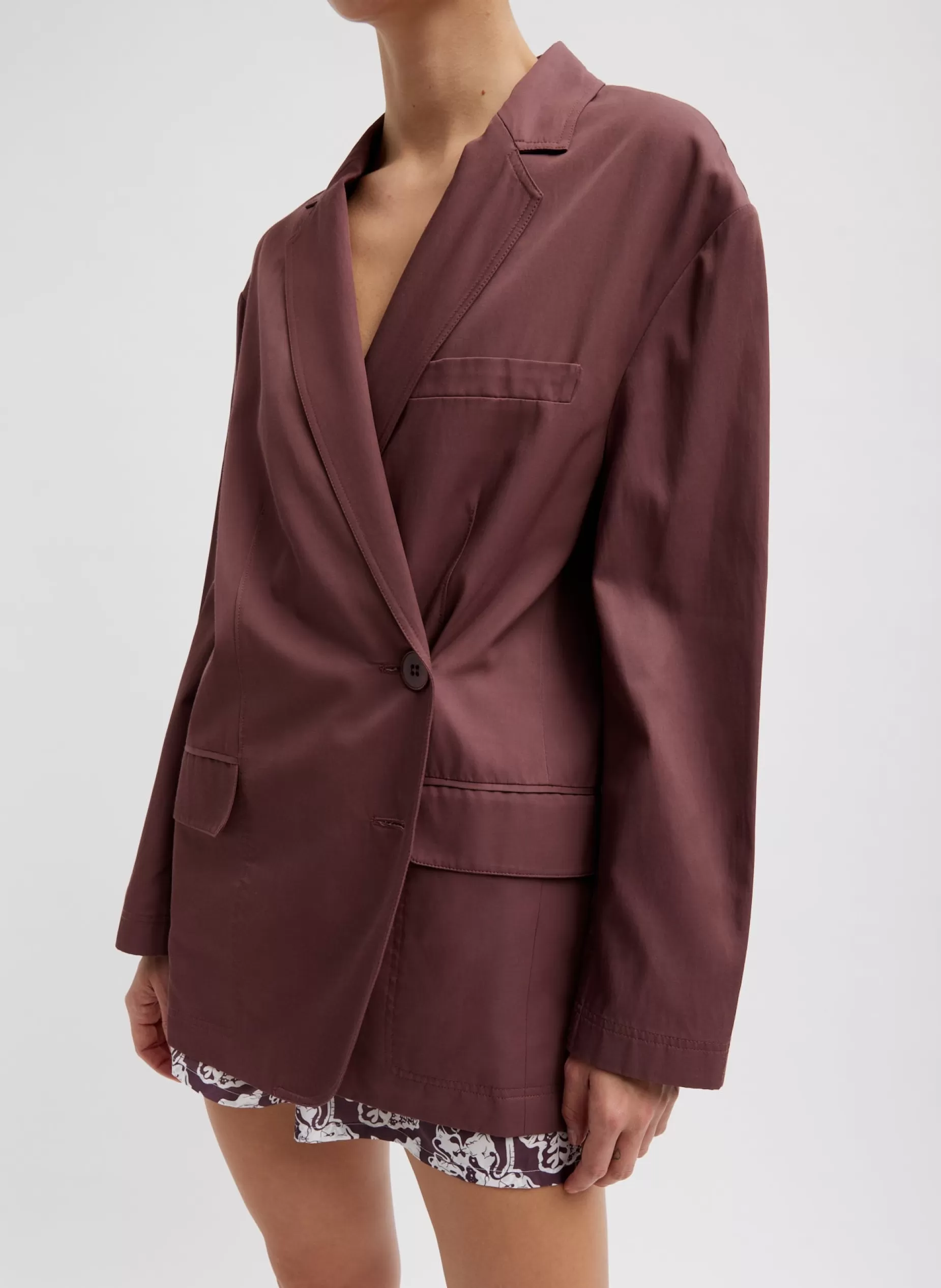 Tibi Jackets & Outerwear | Suits-Drapey Suiting Liam Blazer