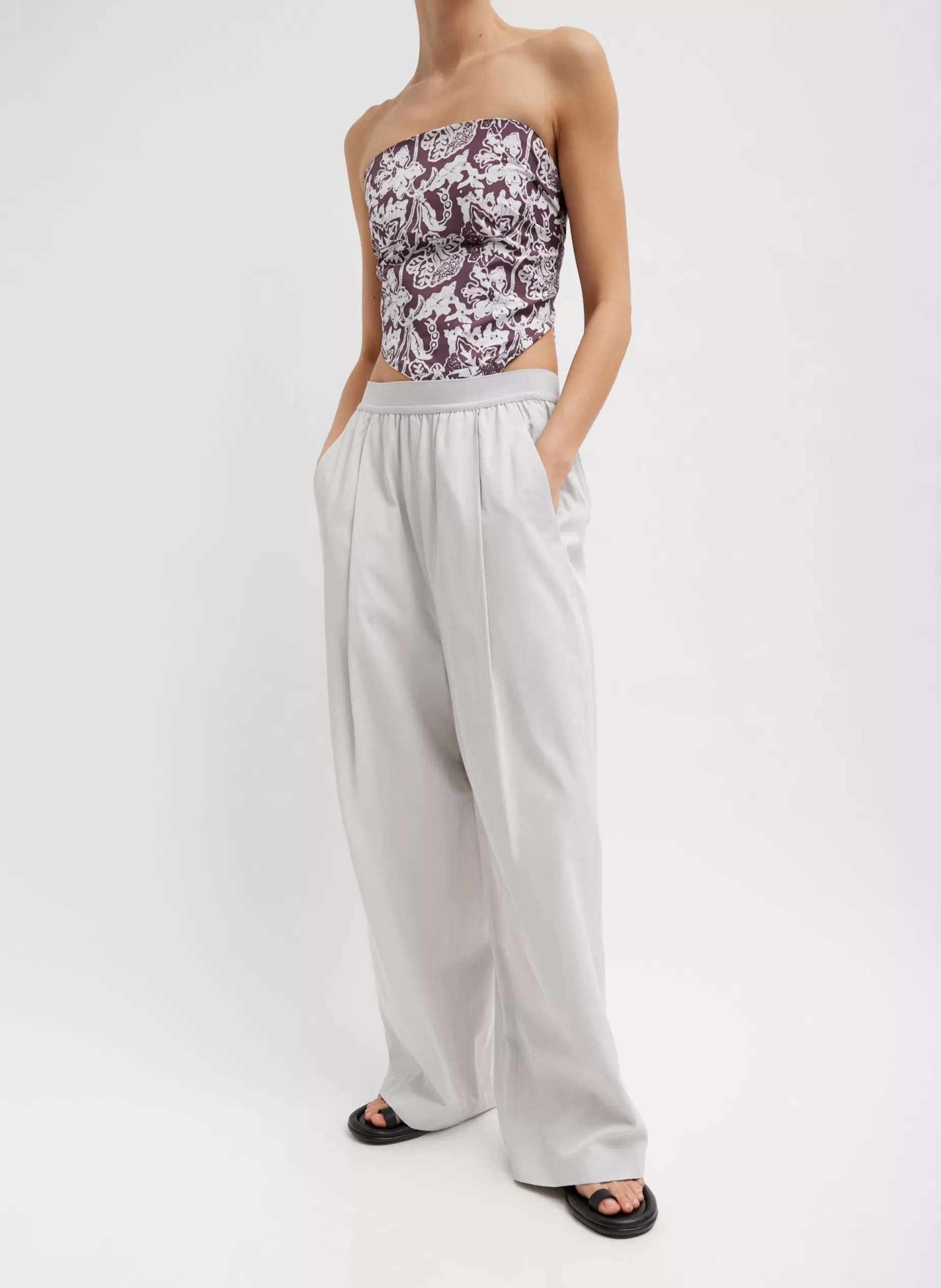 Tibi Suits | Pants & Shorts-Drapey Suiting Marit Pull On Pant