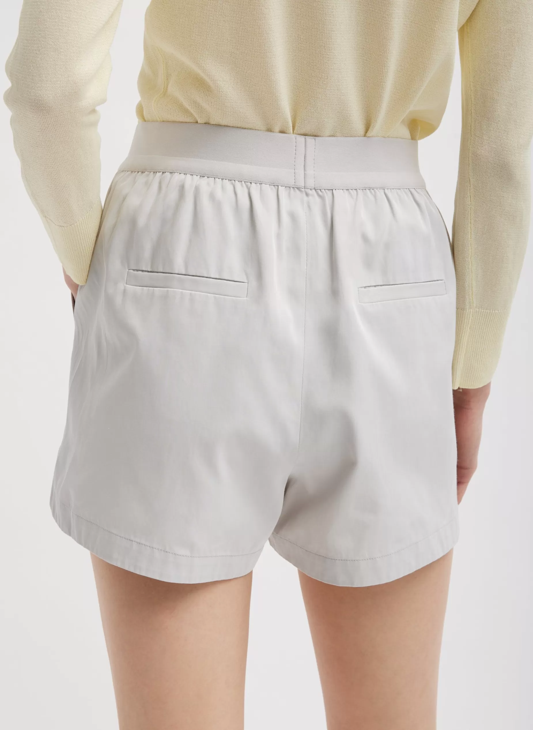 Tibi Suits | Pants & Shorts-Drapey Suiting Pull On Short