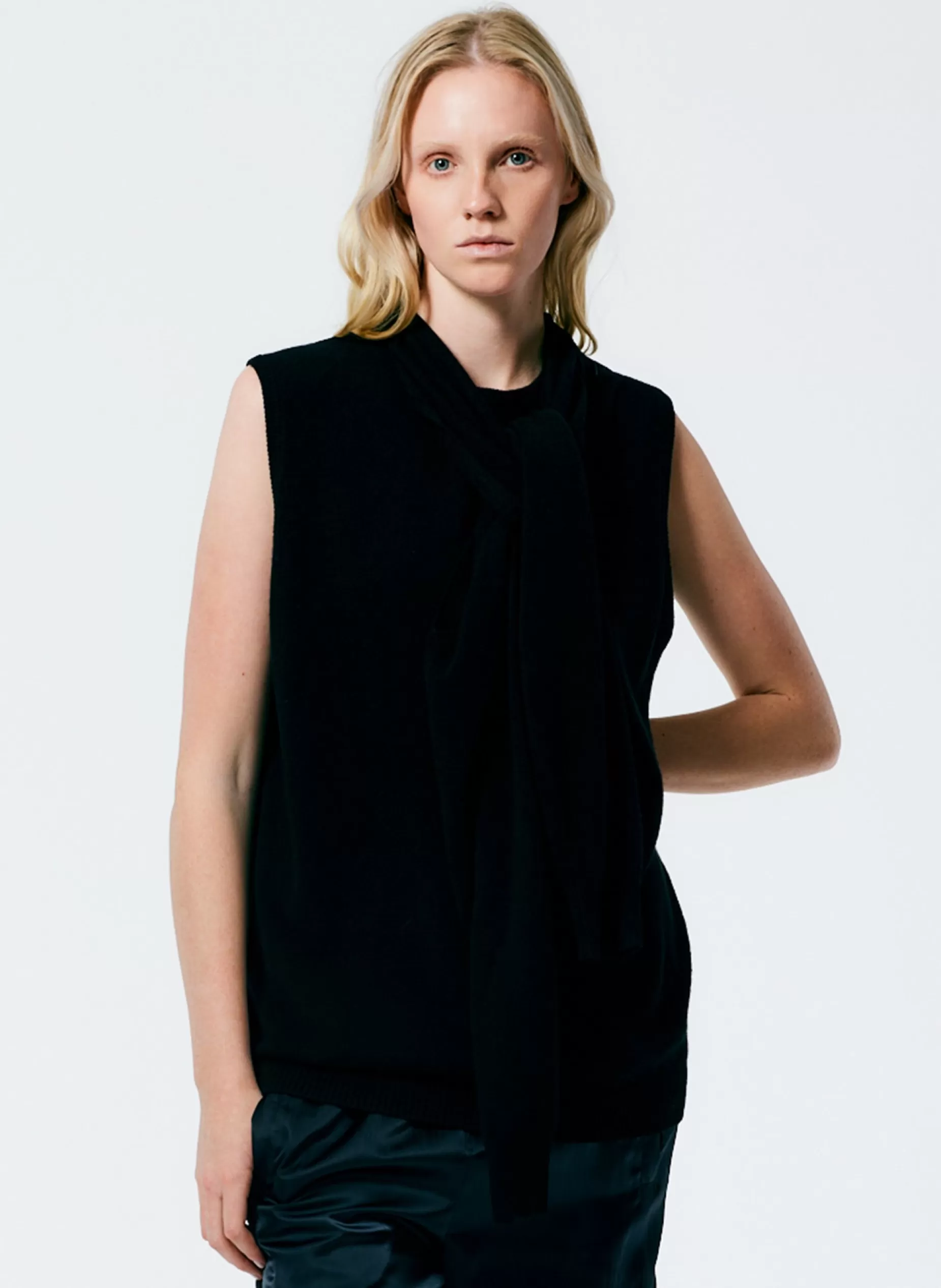 Tibi Knitwear & Sweatshirts | Fundamentals - WOFs-Feather Weight Cashmere Easy Cocoon Tunic