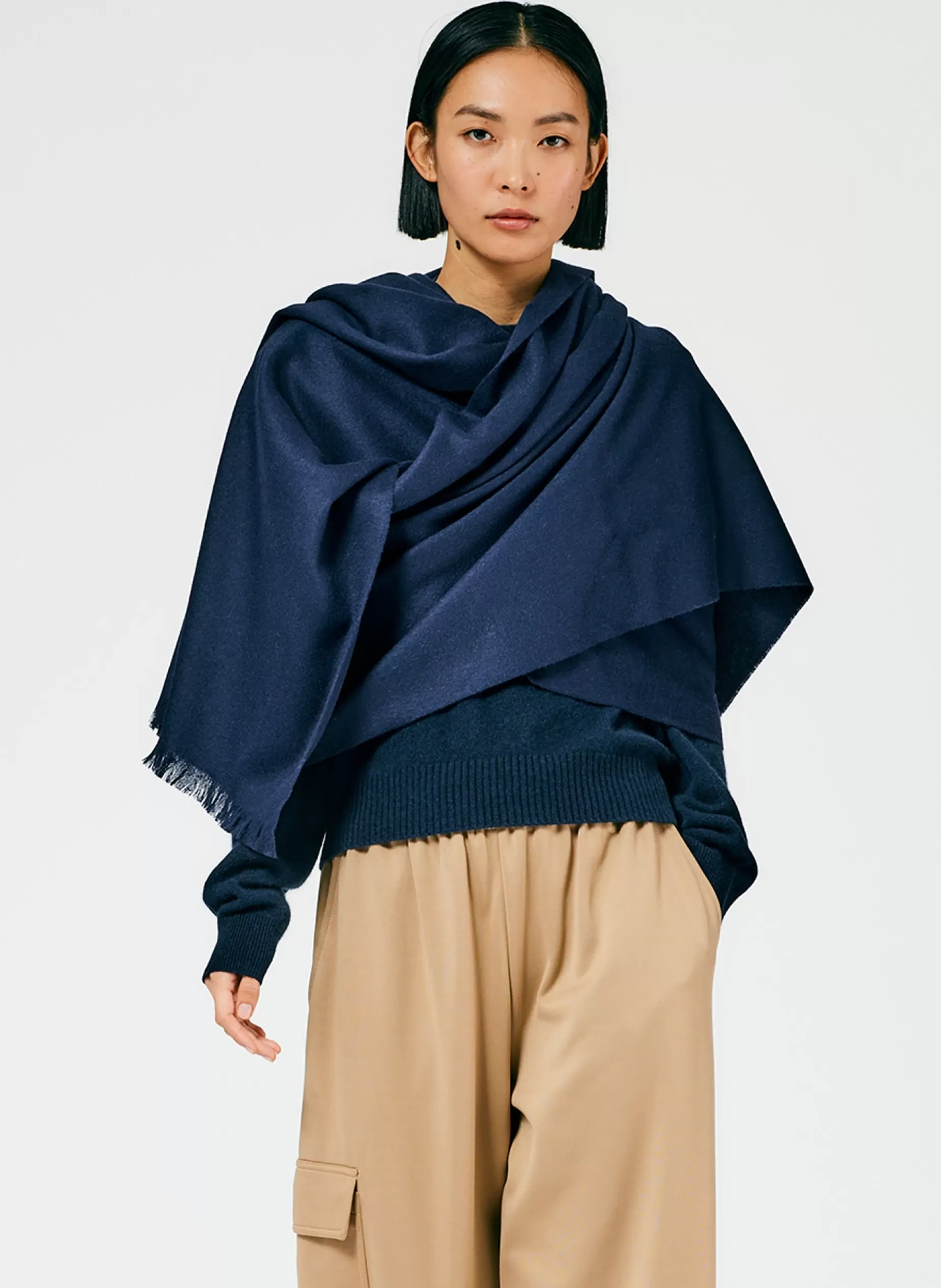 Tibi Scarves | Fundamentals - WOFs-Fringe Scarf