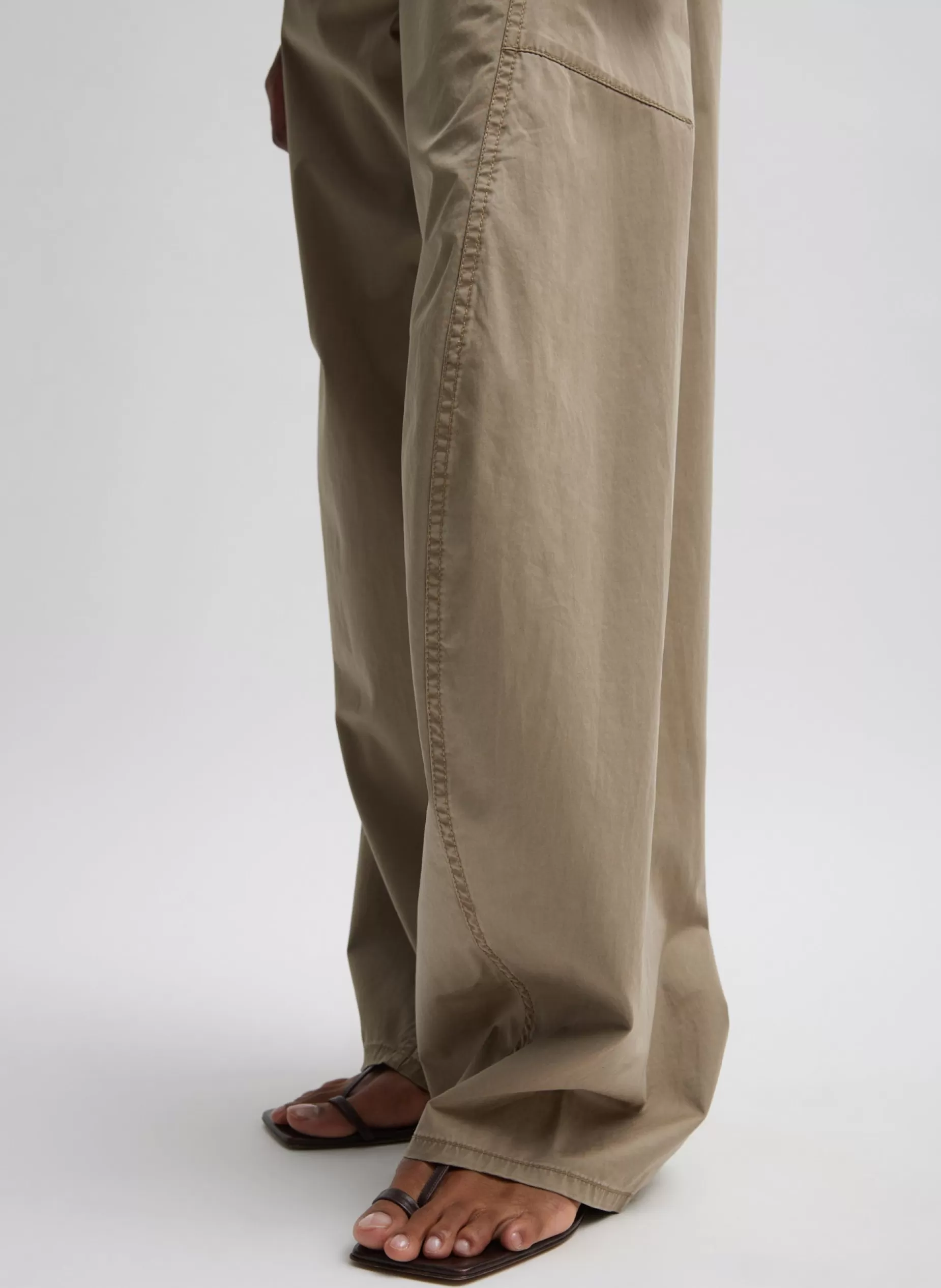 Tibi Pants & Shorts-Garment Dyed Silky Cotton Sid Chino Pant