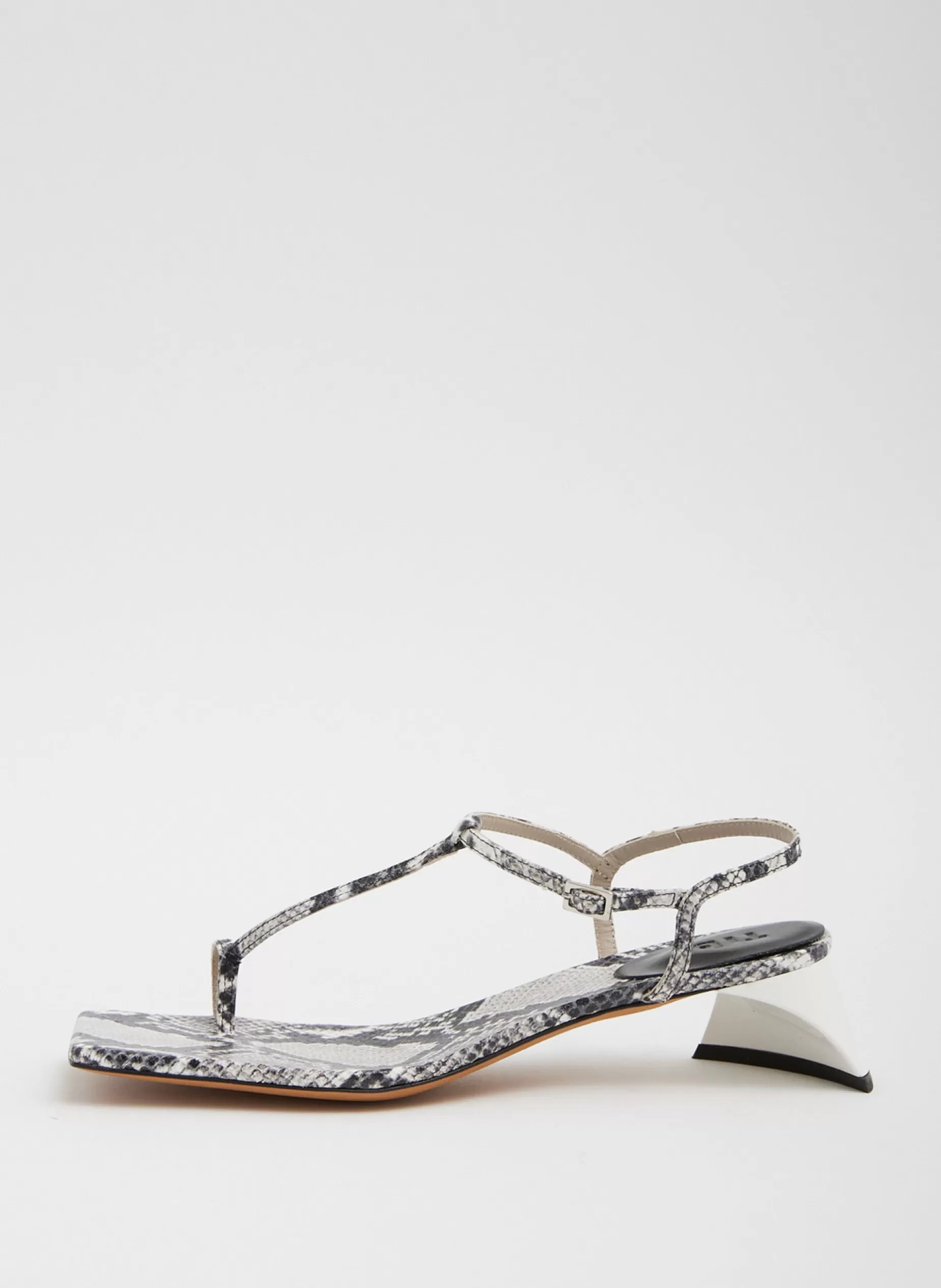 Tibi Heels | Sandals-Georgia Embossed Snake Sandal