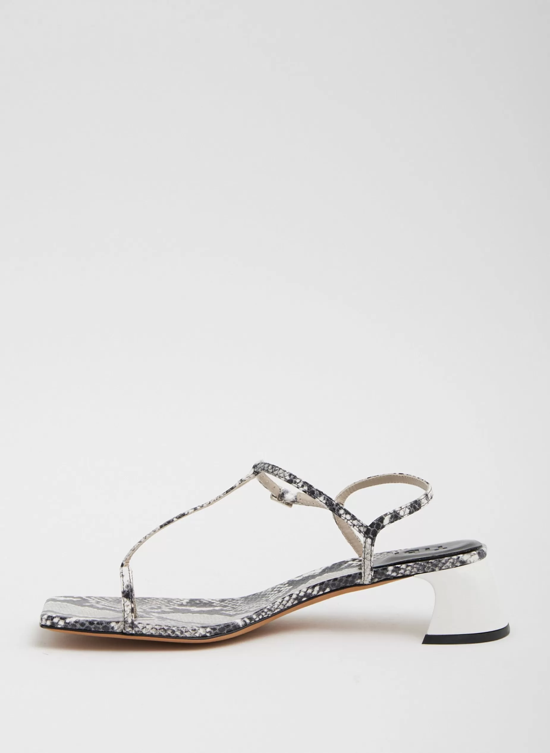 Tibi Heels | Sandals-Georgia Embossed Snake Sandal