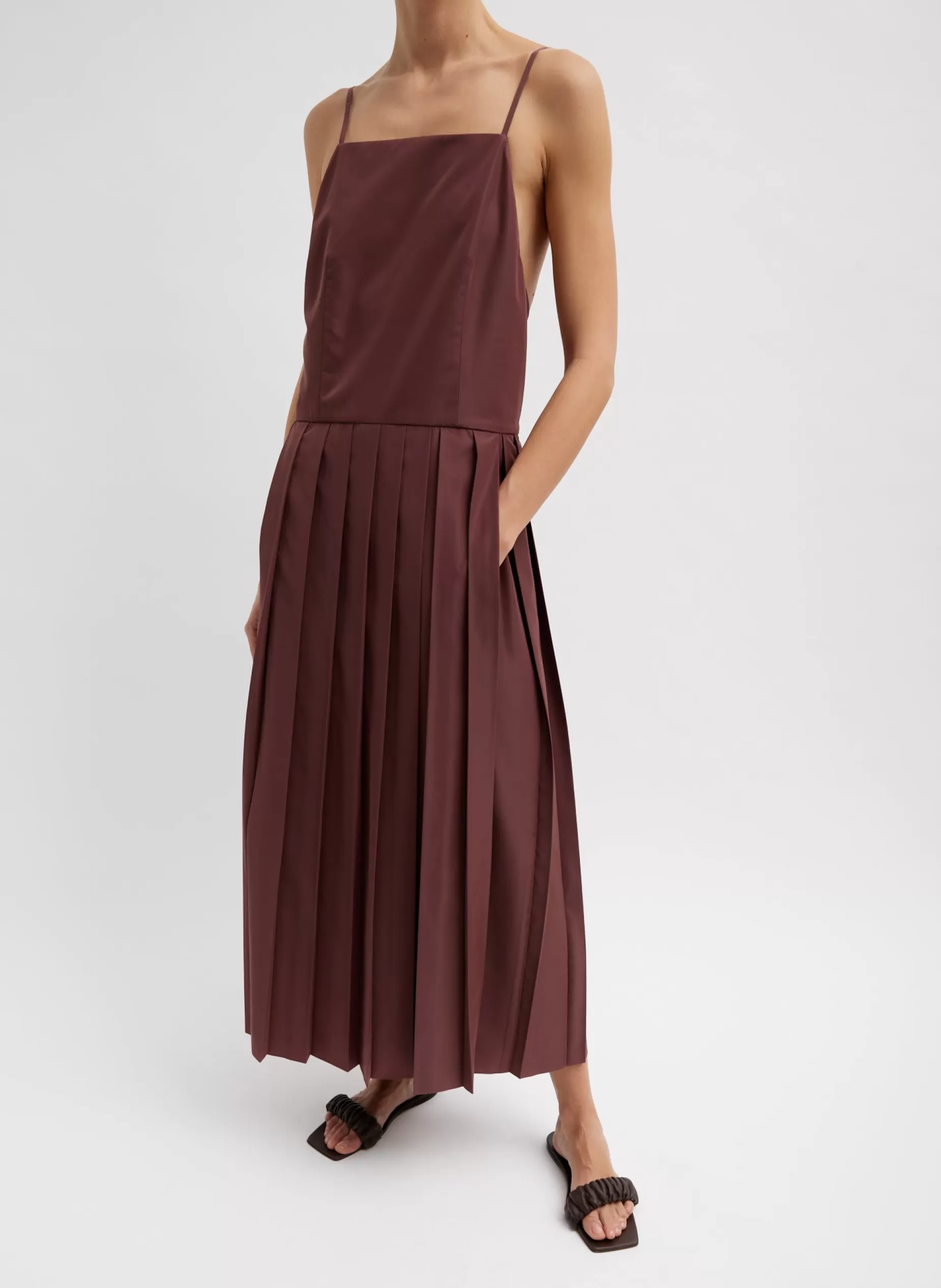 Tibi Dresses-Italian Sporty Nylon Overall Dress