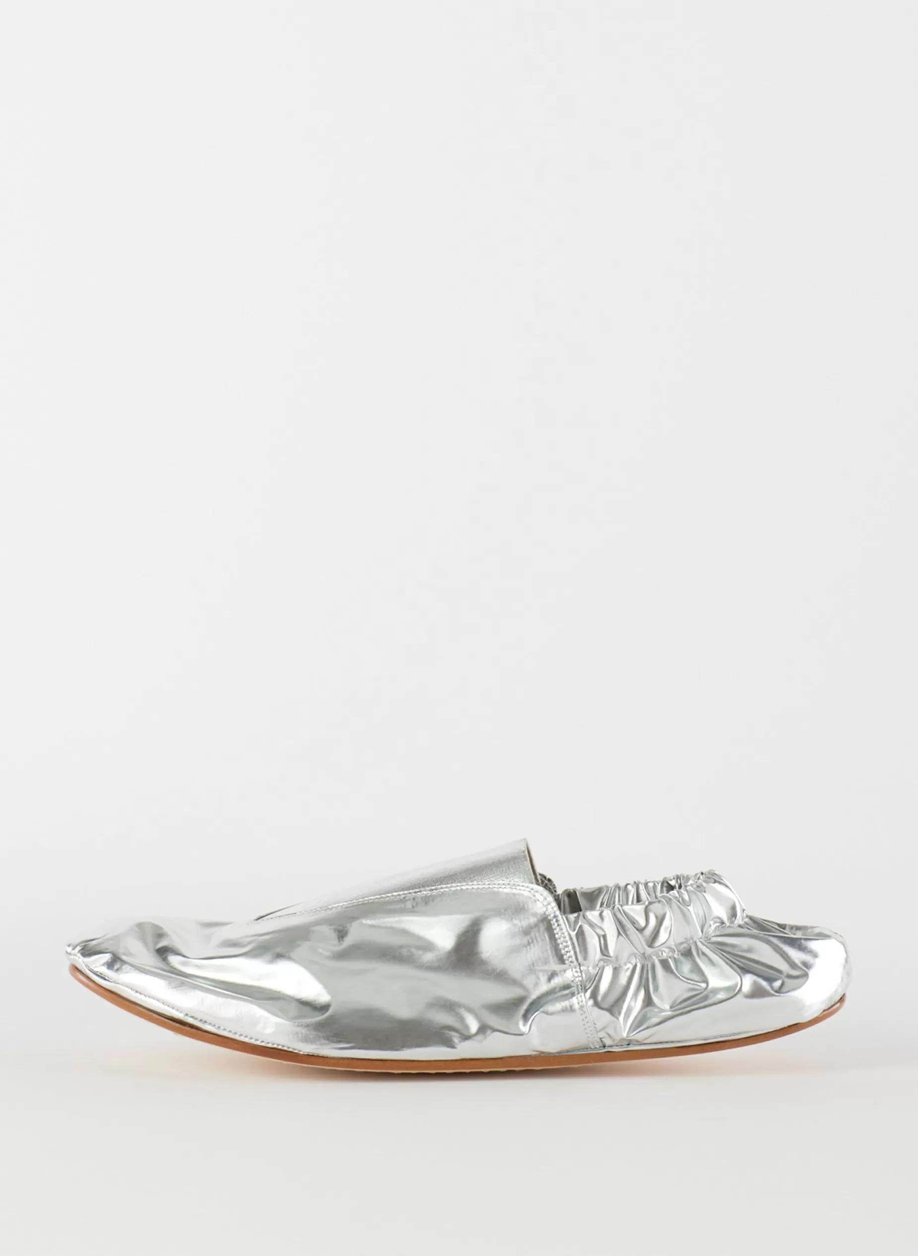 Tibi Flats-Metallic Mikhail Flat