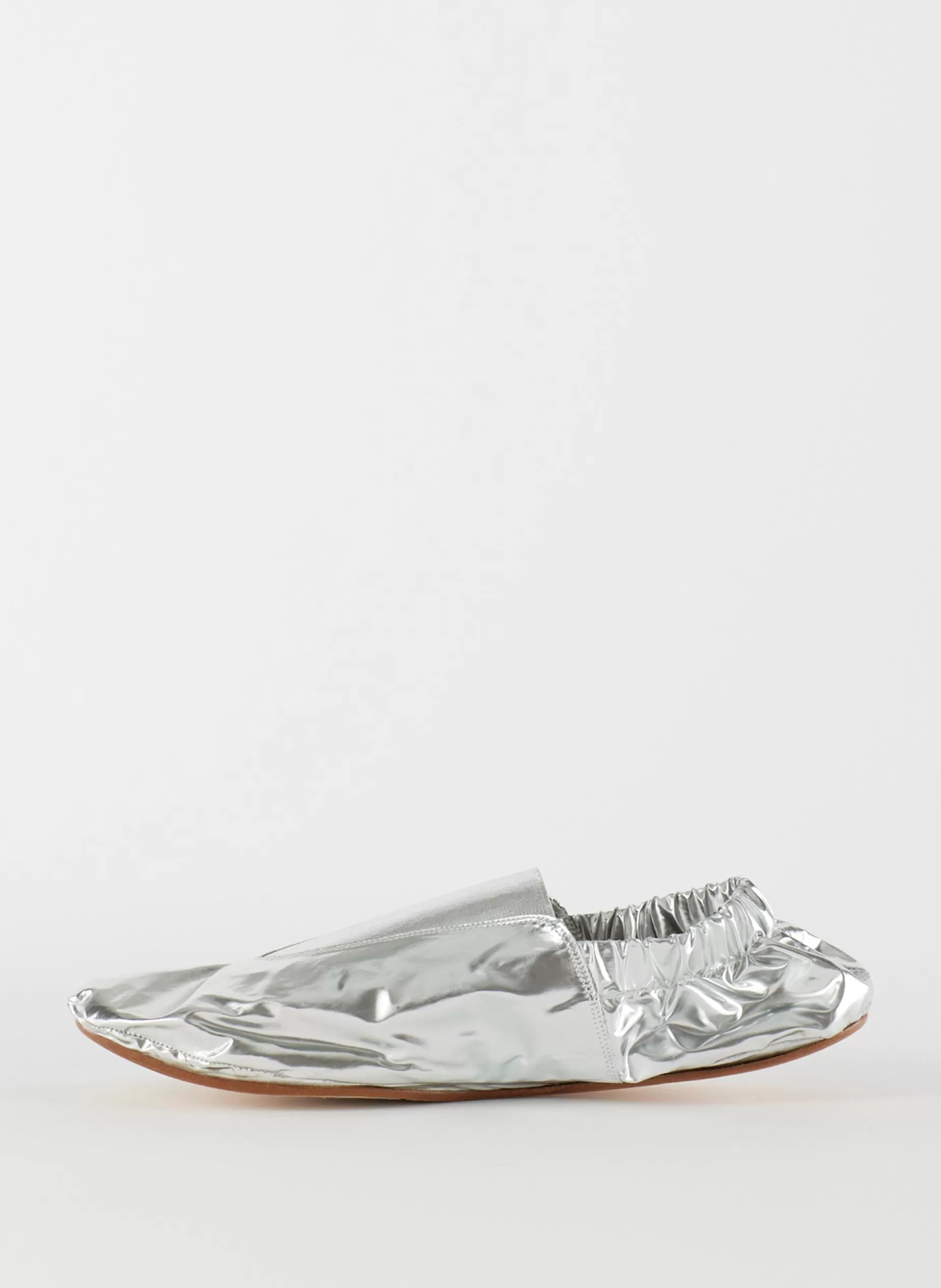 Tibi Flats-Metallic Mikhail Flat