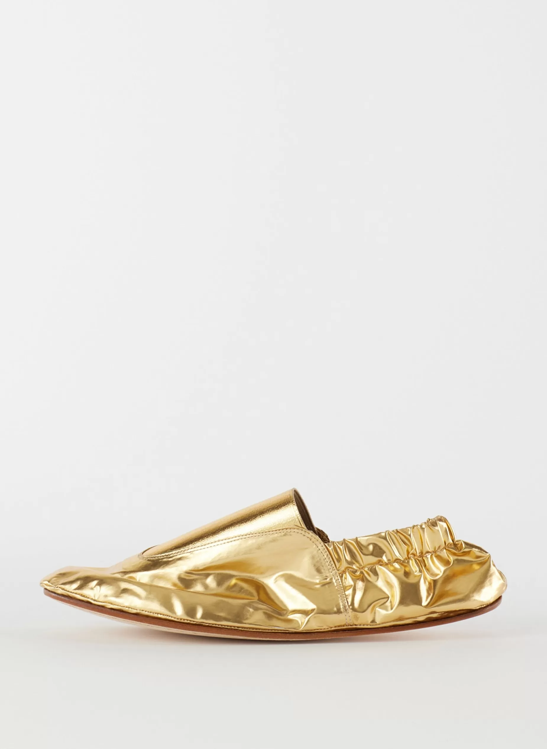 Tibi Flats-Metallic Mikhail Flat