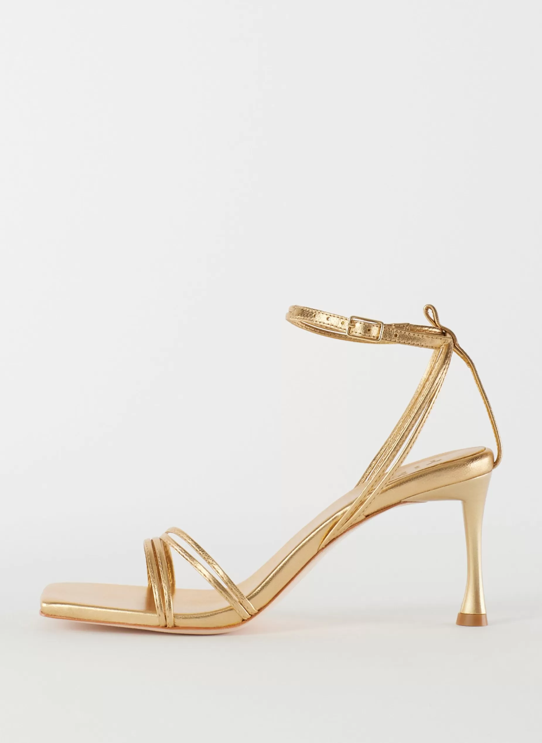 Tibi Heels | Sandals-Metallic Nappa Guy Sandal