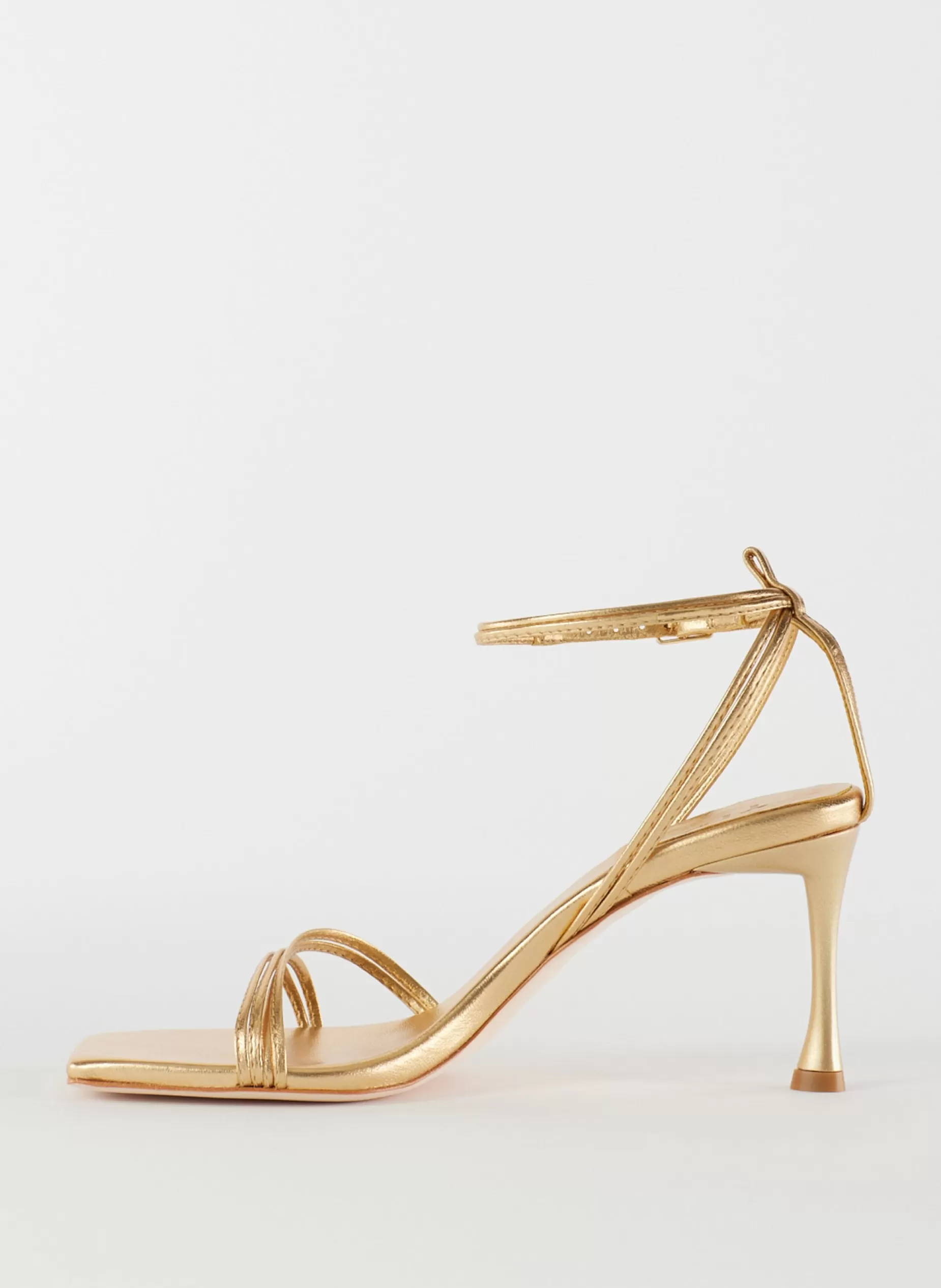 Tibi Heels | Sandals-Metallic Nappa Guy Sandal