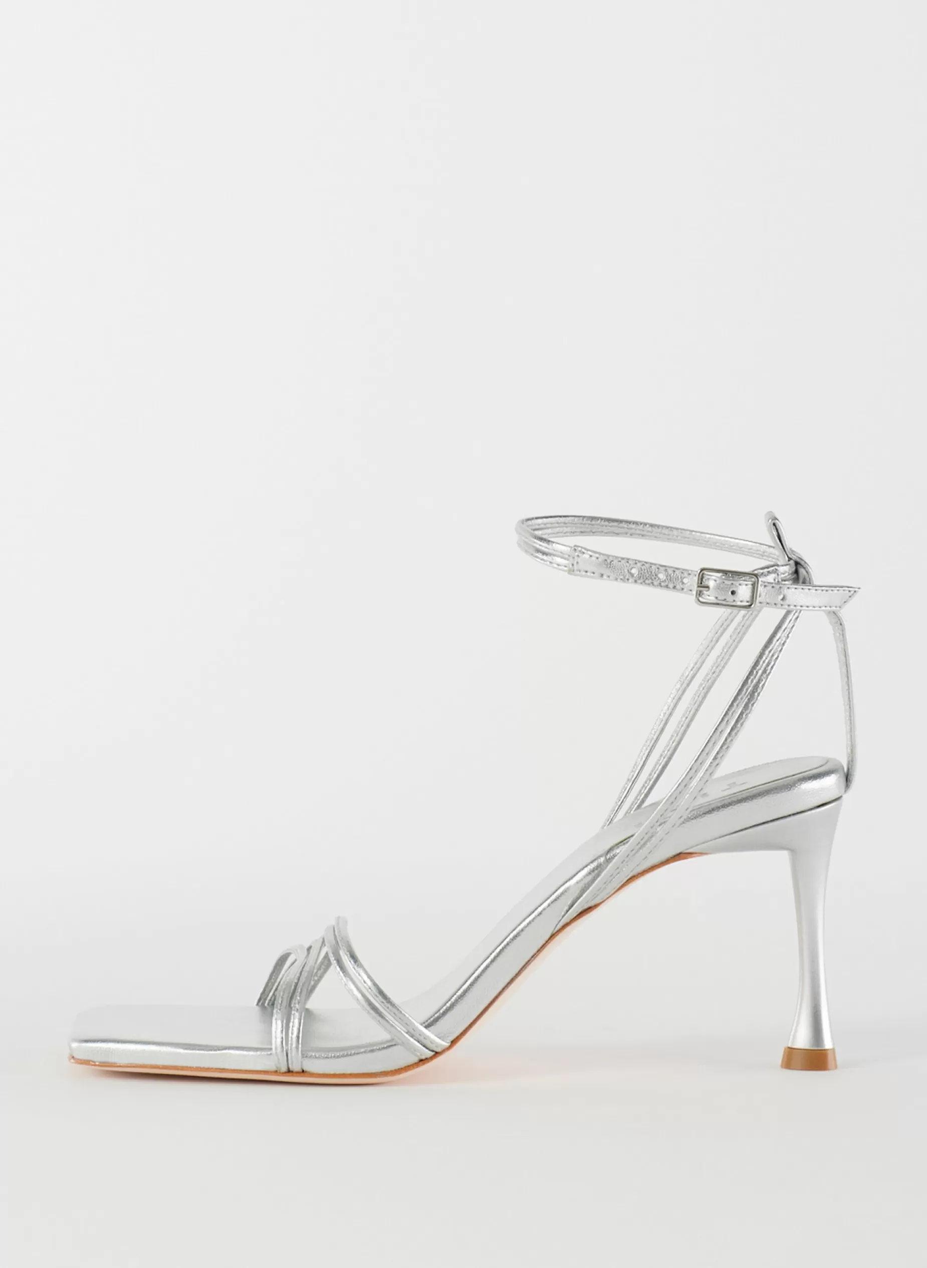 Tibi Heels | Sandals-Metallic Nappa Guy Sandal