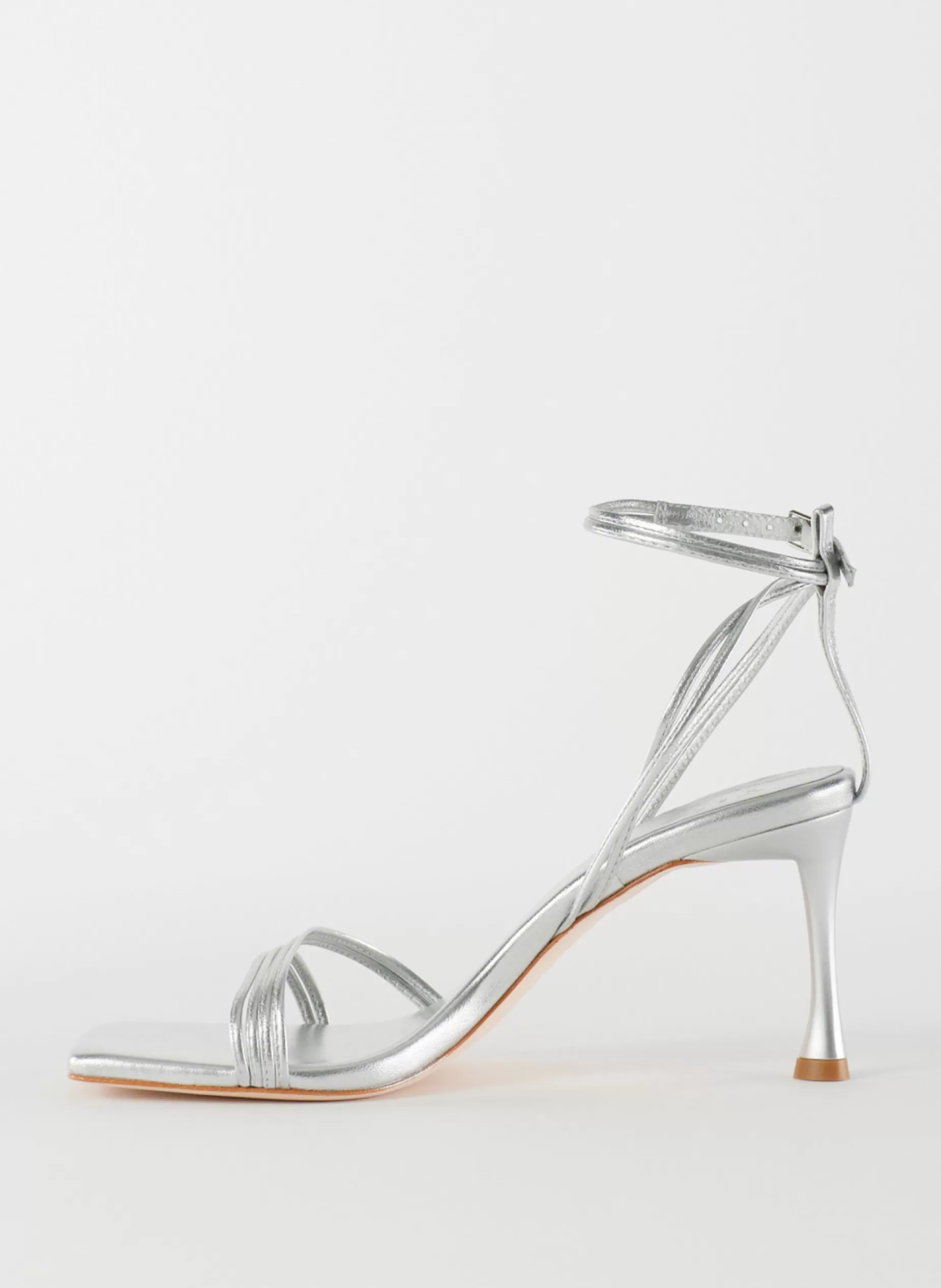 Tibi Heels | Sandals-Metallic Nappa Guy Sandal