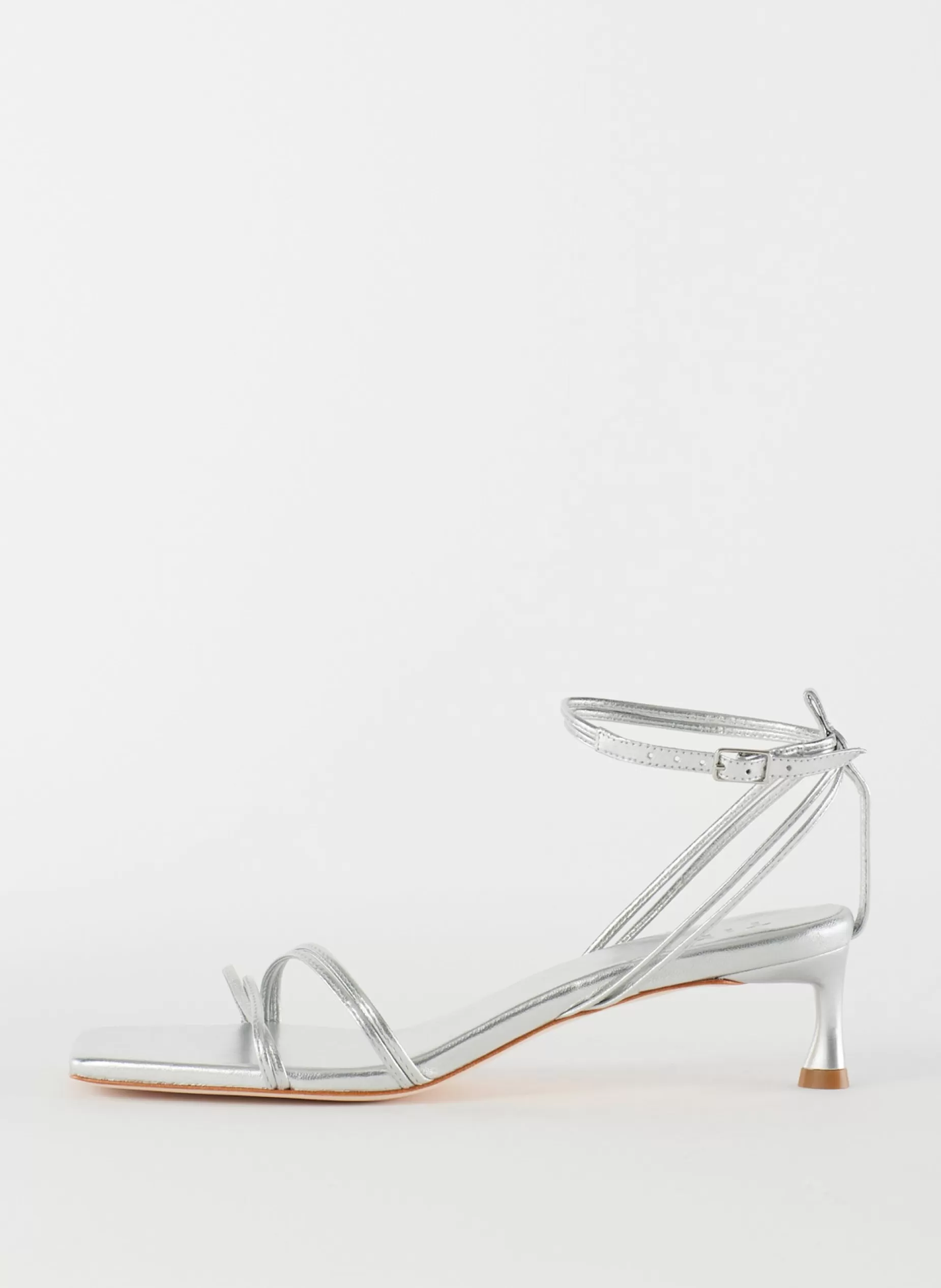 Tibi Heels | Sandals-Metallic Nappa Harper Sandal