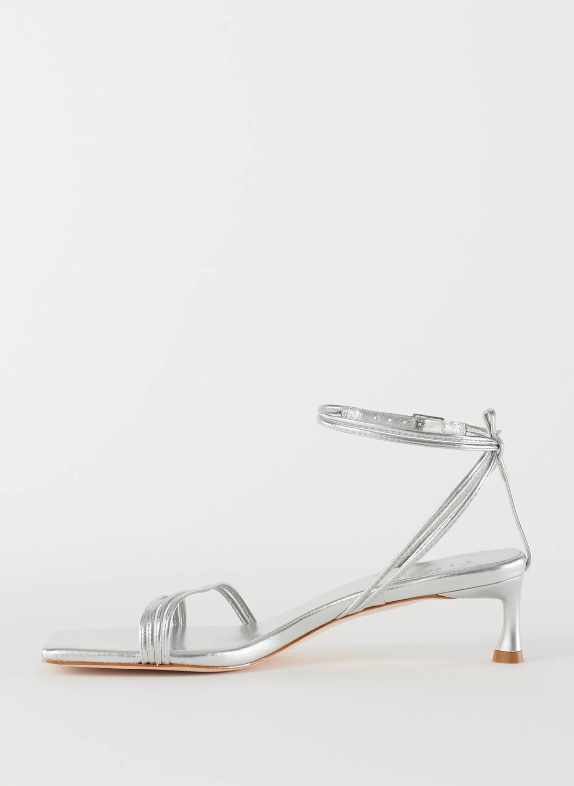 Tibi Heels | Sandals-Metallic Nappa Harper Sandal