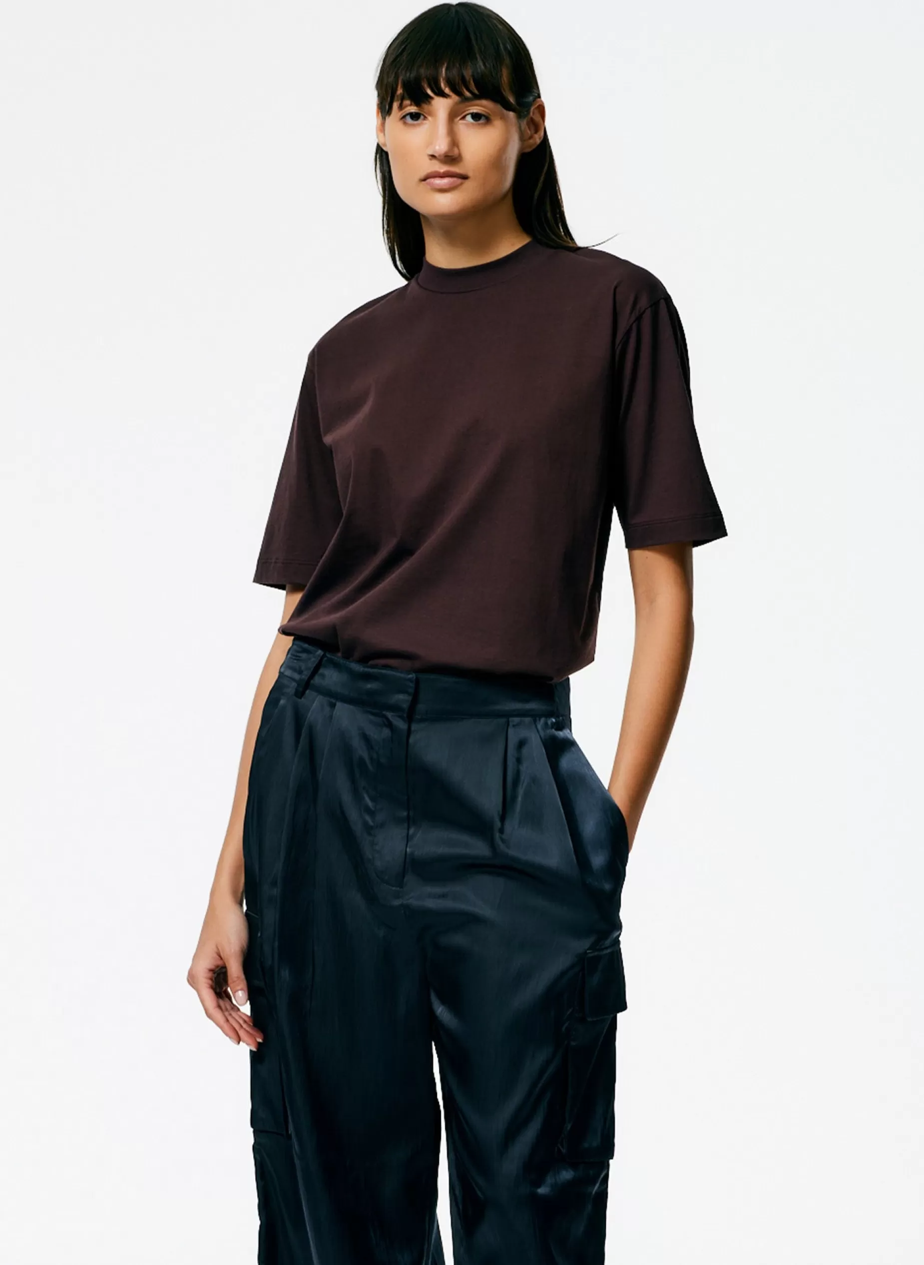 Tibi Tops | Fundamentals - WOFs-Mock Neck Unisex T-Shirt