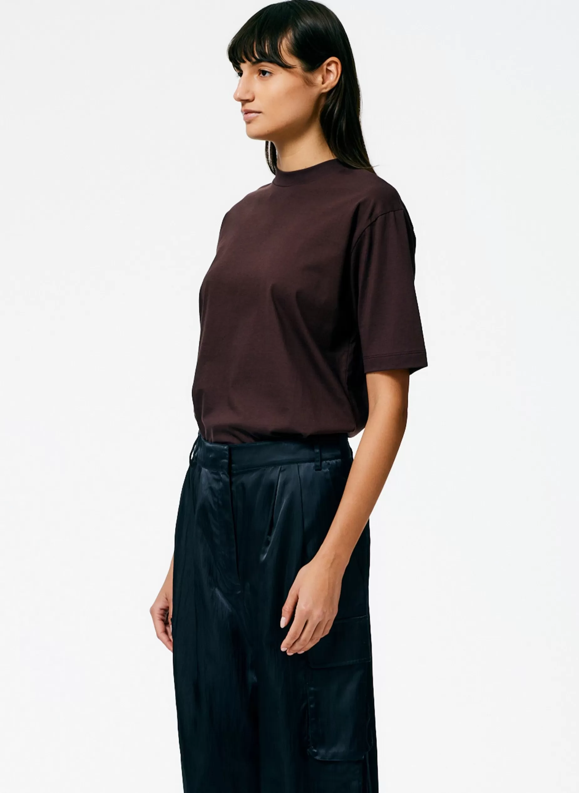 Tibi Tops | Fundamentals - WOFs-Mock Neck Unisex T-Shirt