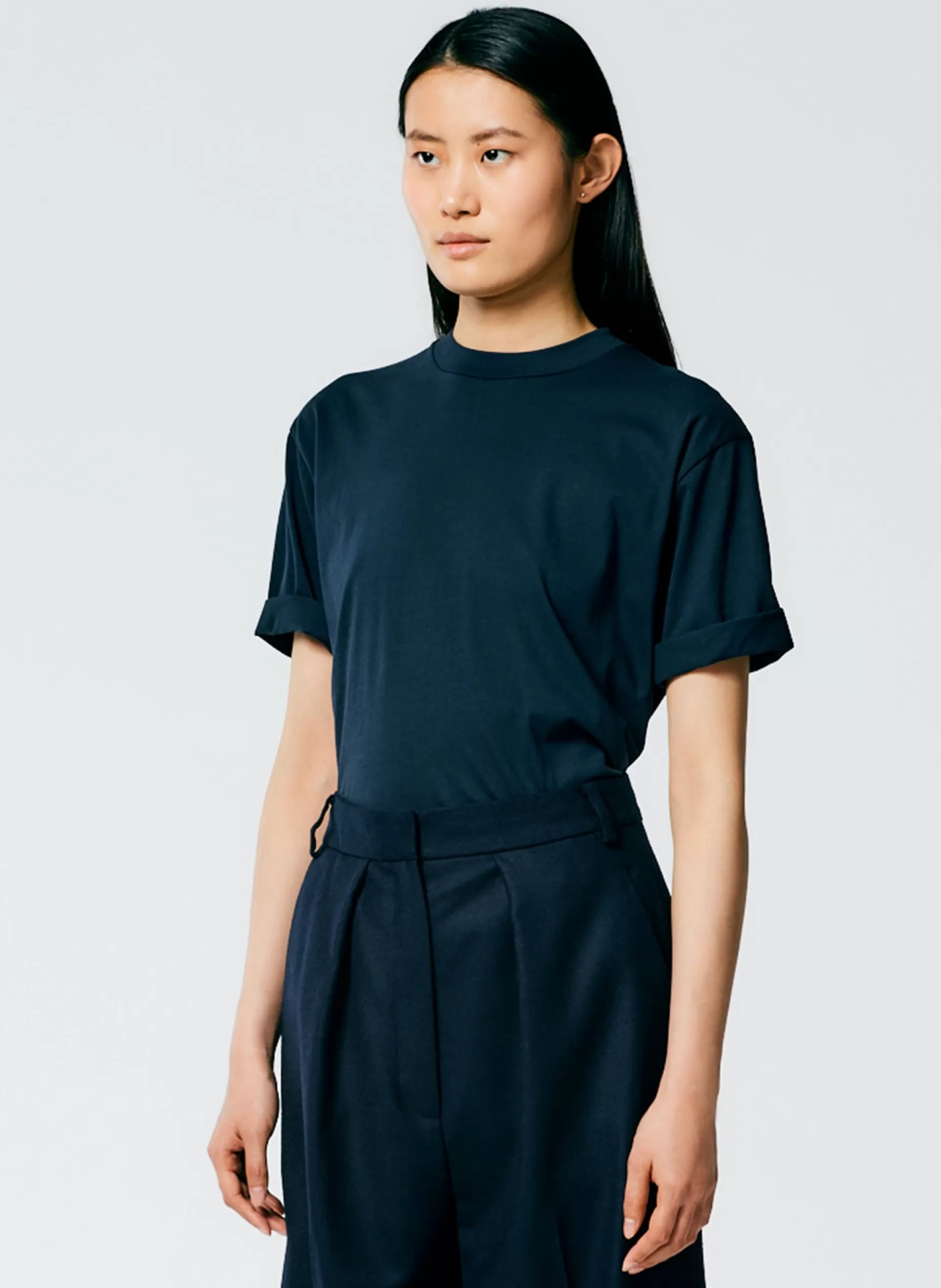 Tibi Tops | Fundamentals - WOFs-Mock Neck Unisex T-Shirt