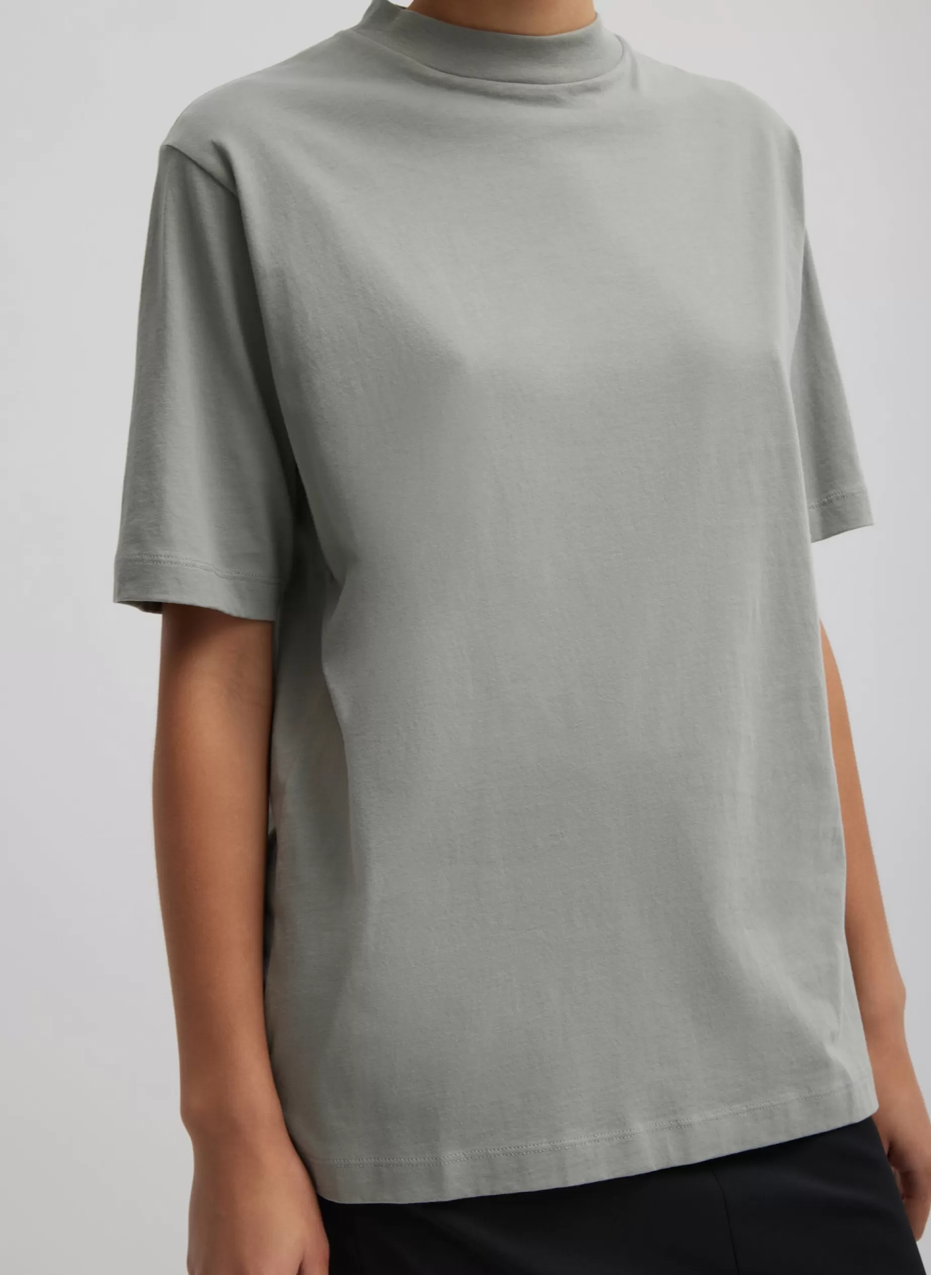 Tibi Tops | Fundamentals - WOFs-Mock Neck Unisex T-Shirt