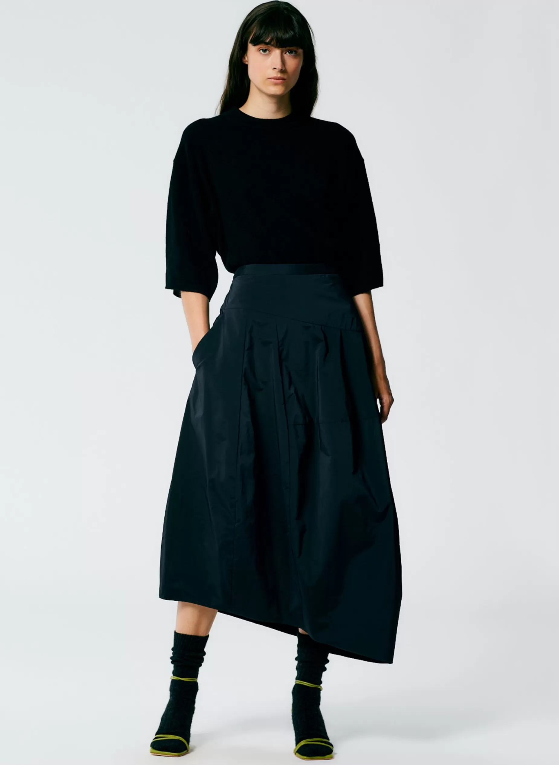 Tibi Skirts | Fundamentals - WOFs-Nylon Asymmetrical Balloon Skirt