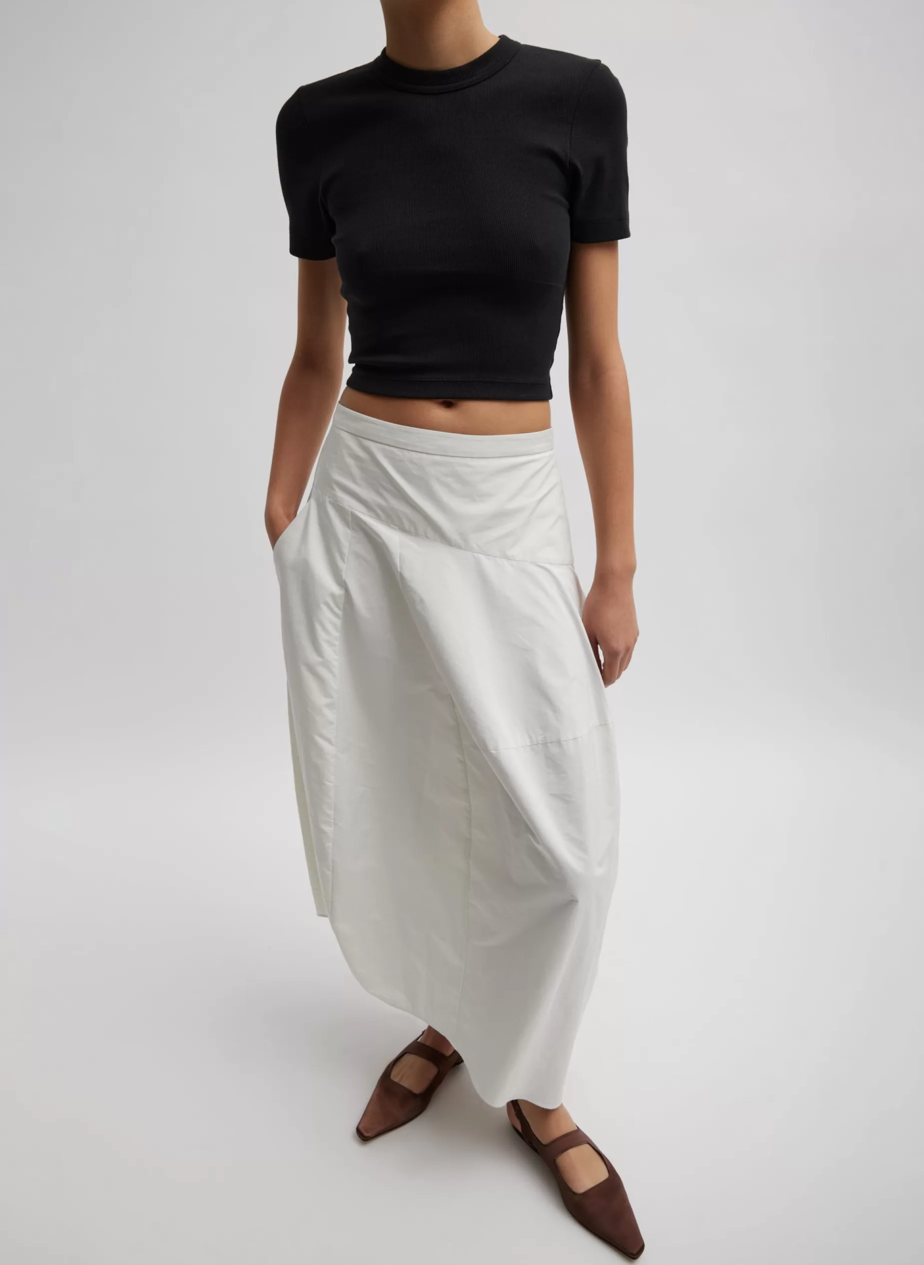 Tibi Skirts | Fundamentals - WOFs-Nylon Asymmetrical Balloon Skirt