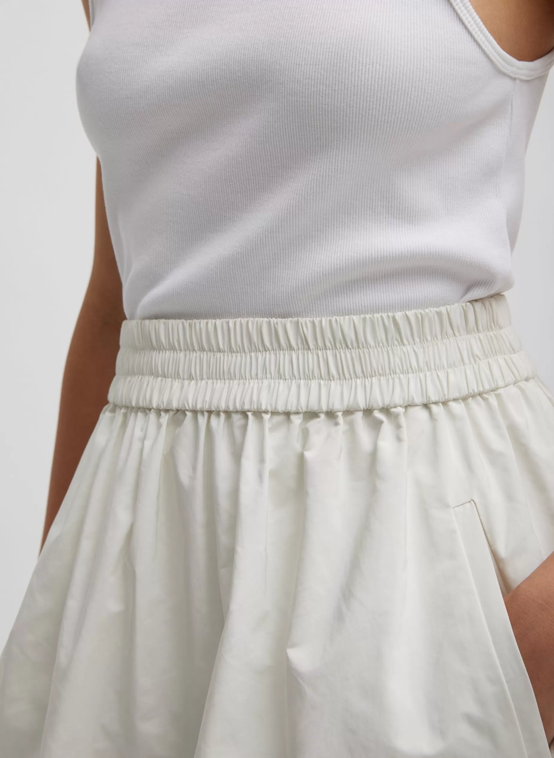 Tibi Skirts | Fundamentals - WOFs-Nylon Pull On Full Skirt