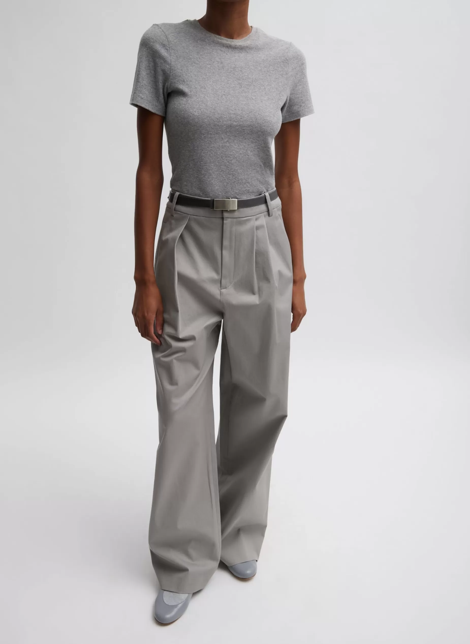 Tibi Suits | Pants & Shorts-Oliver Cotton Stretch Tricotine Stella Pant