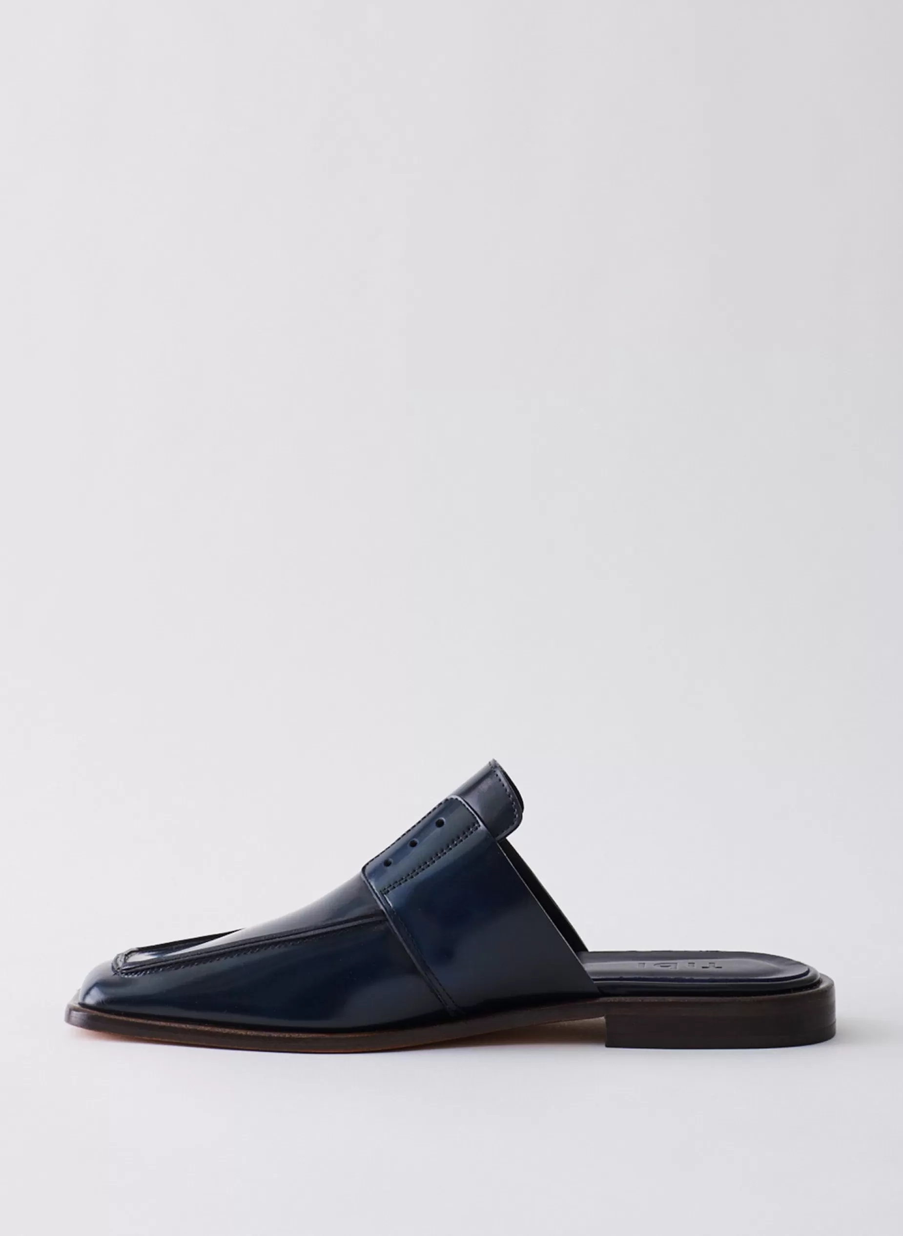 Tibi Flats-Pedro Slide Square Toe Loafer