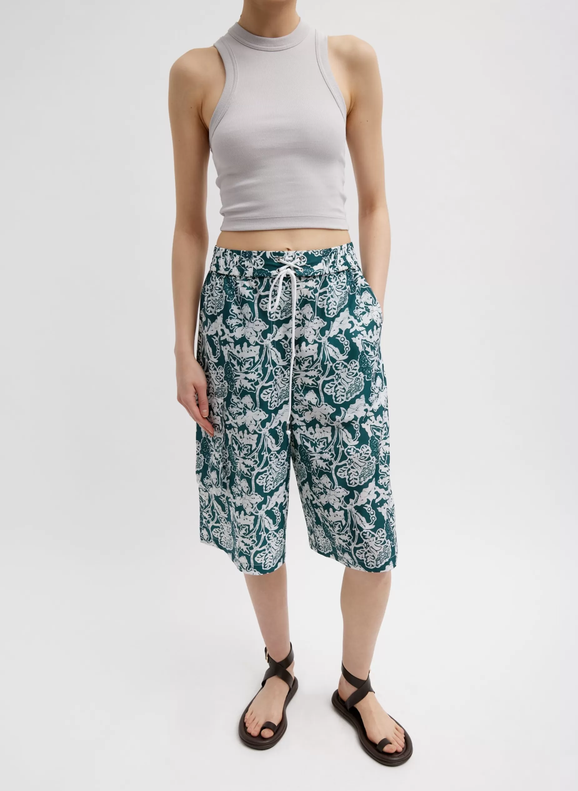 Tibi Pants & Shorts | Curated Closets-Recycled Nylon Batik Cargo Short