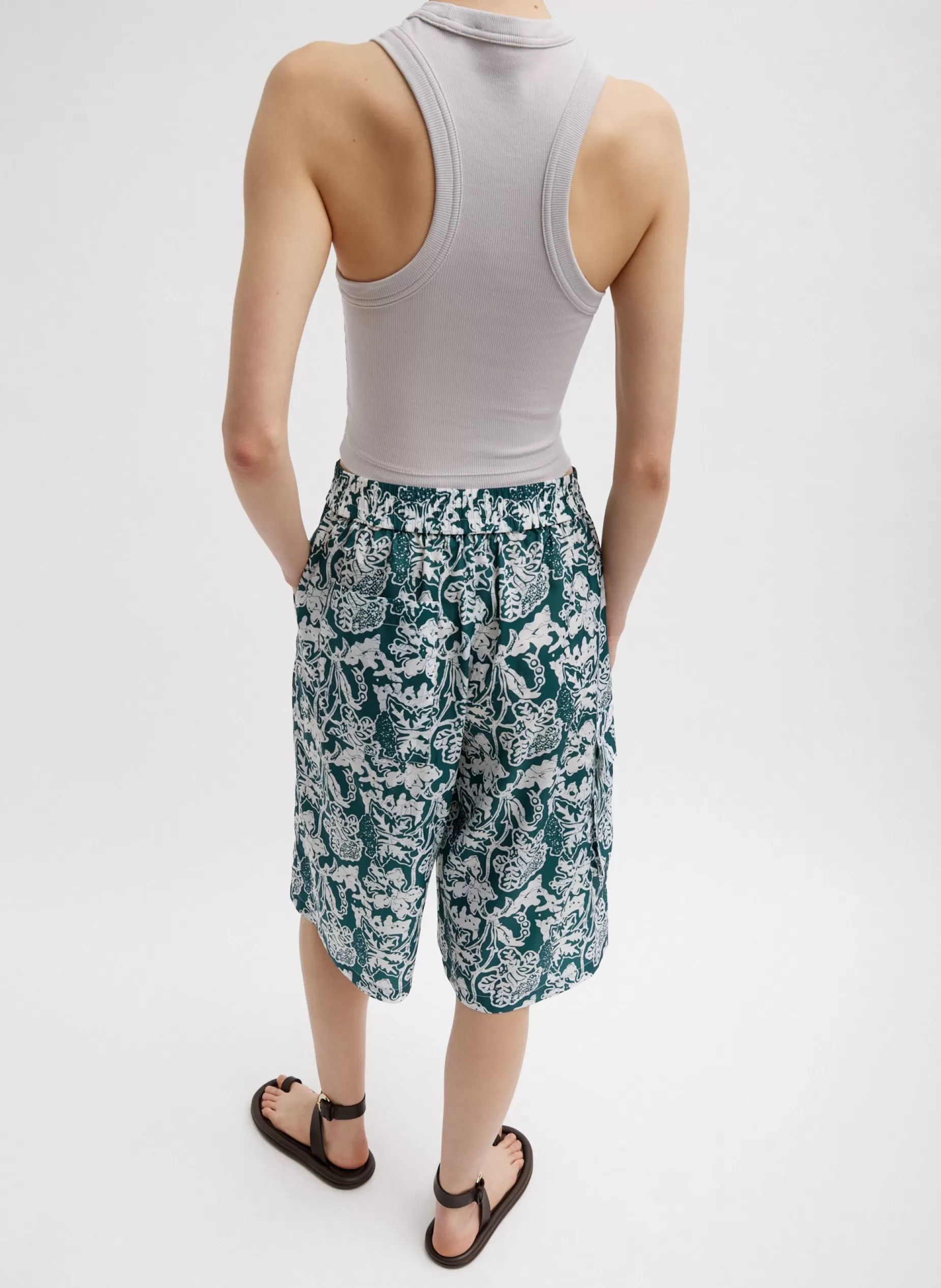 Tibi Pants & Shorts | Curated Closets-Recycled Nylon Batik Cargo Short