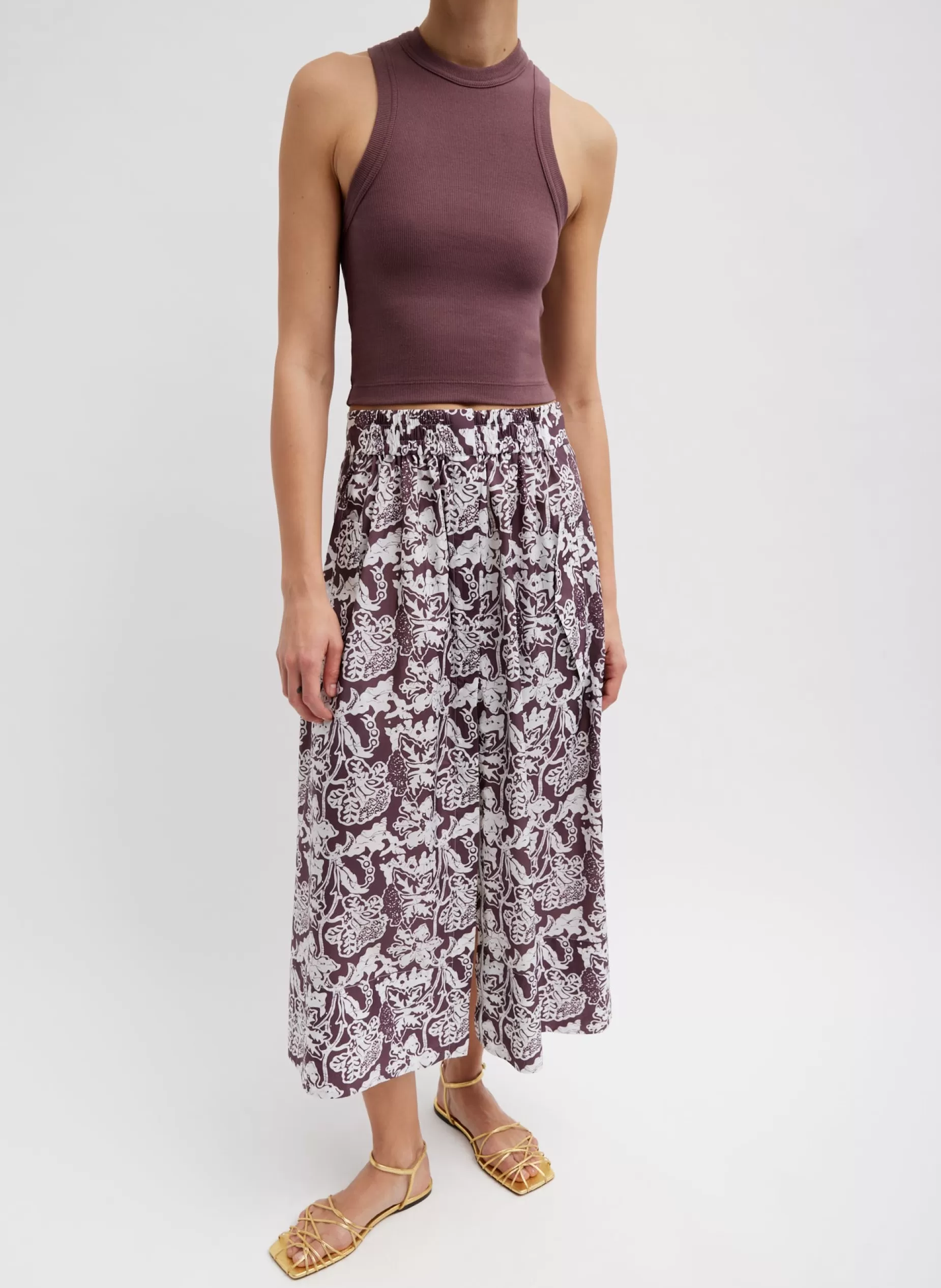 Tibi Skirts | Curated Closets-Recycled Nylon Batik Full Skirt