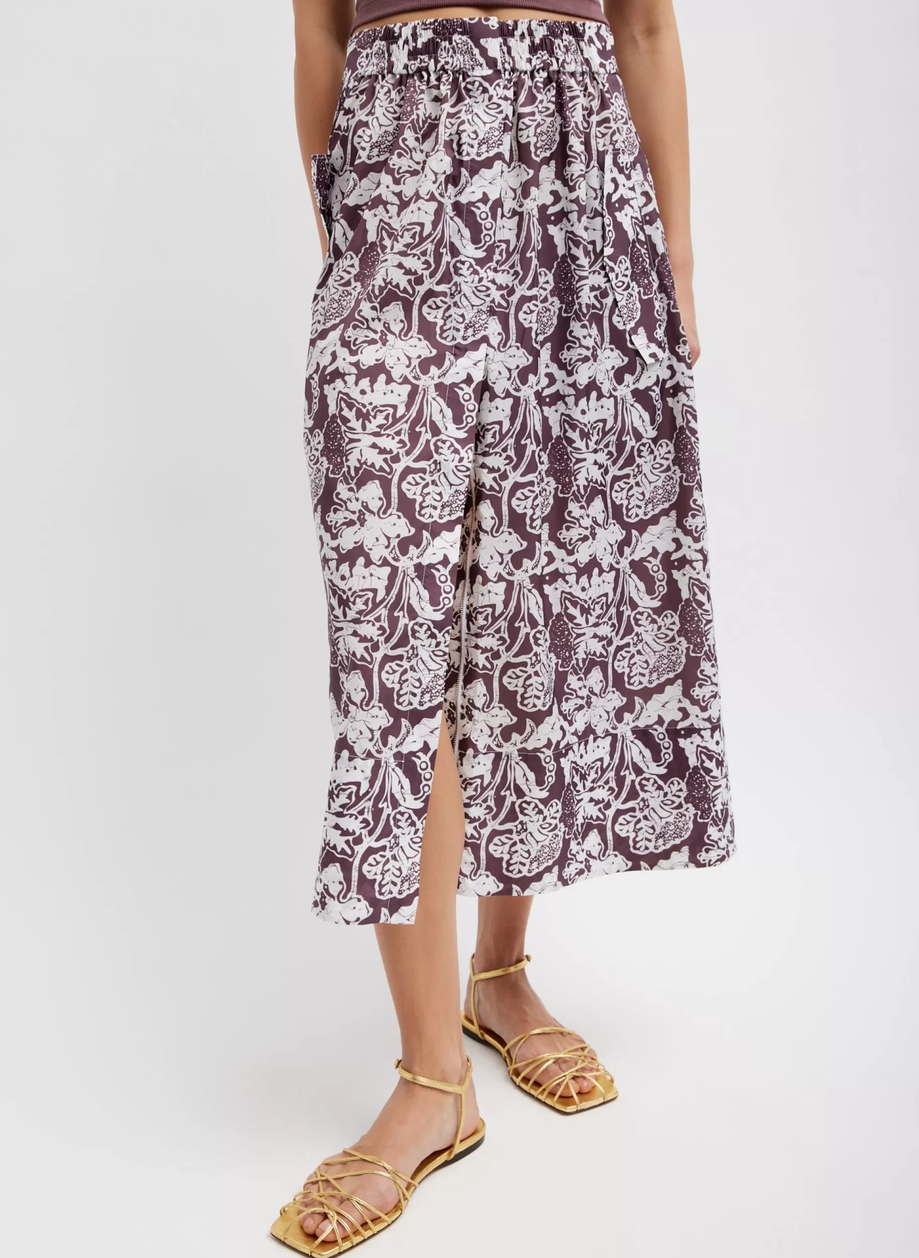 Tibi Skirts | Curated Closets-Recycled Nylon Batik Full Skirt