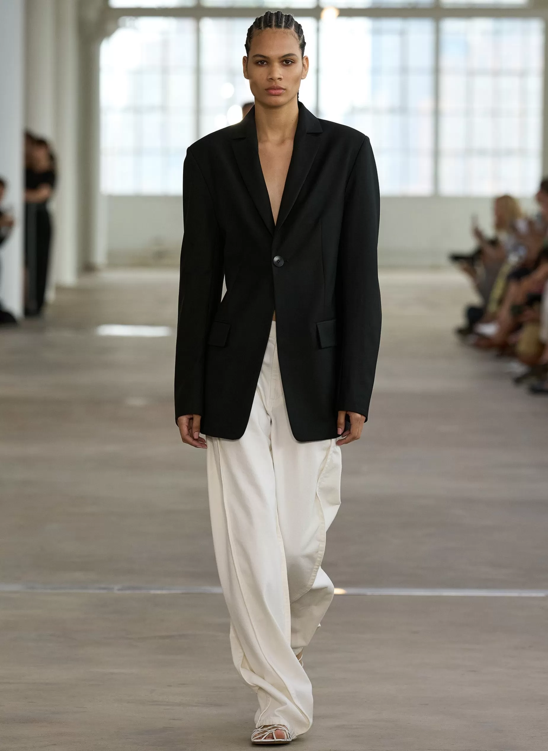 Tibi Jackets & Outerwear | Suits-Recycled Tropical Wool Sculpted Blazer