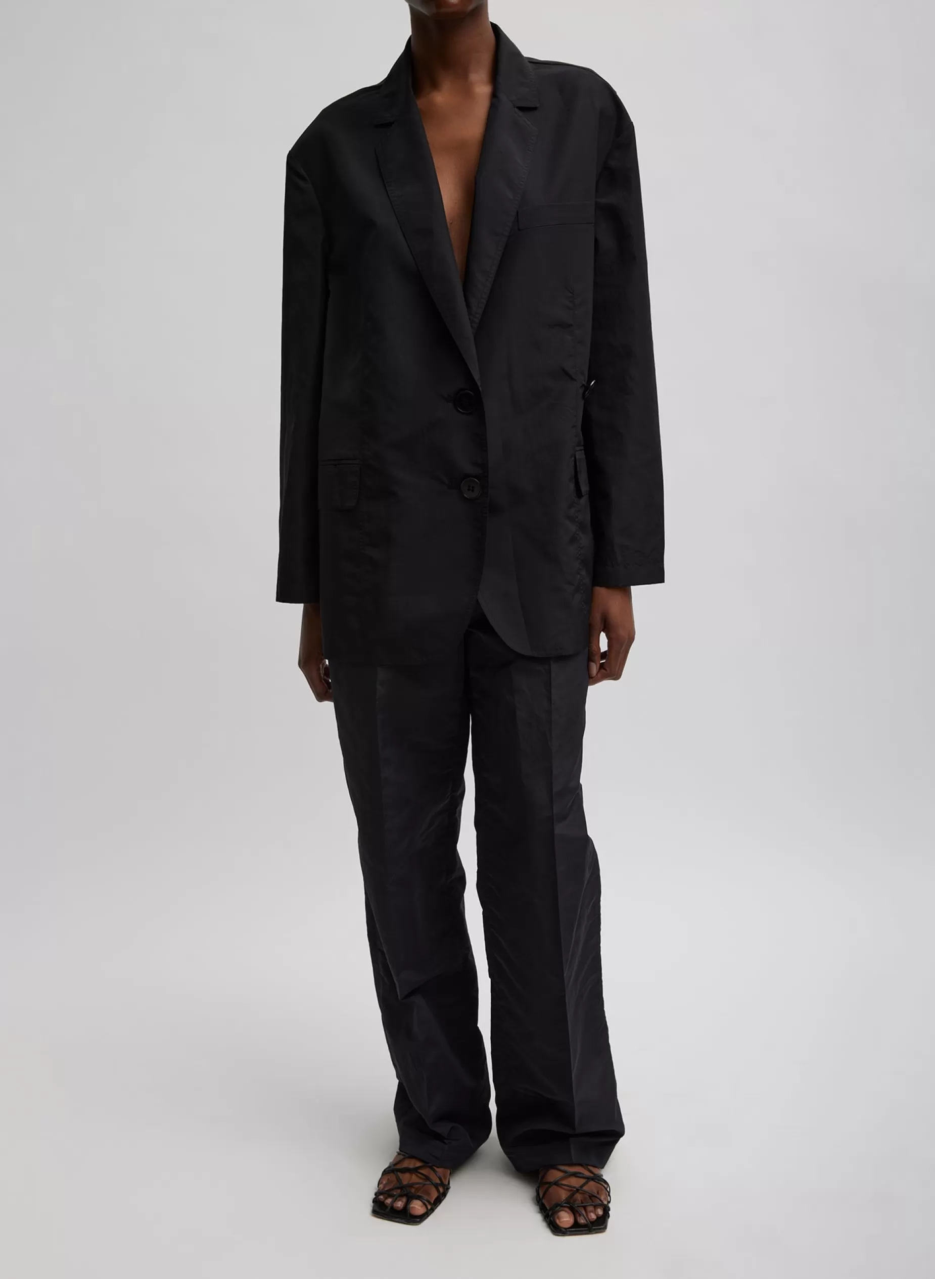 Tibi Suits | Jackets & Outerwear-Silk Nylon Liam Blazer