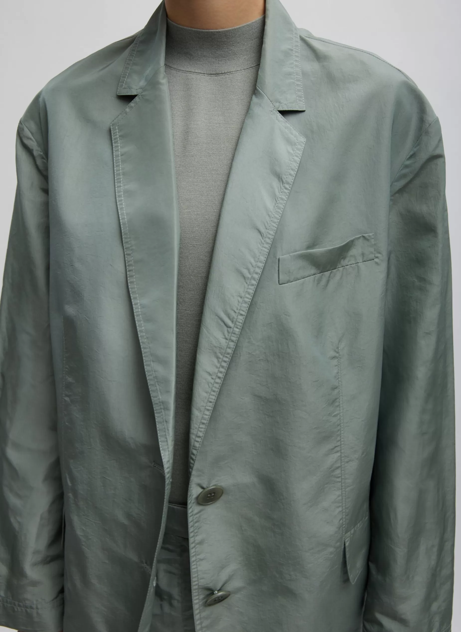 Tibi Suits | Jackets & Outerwear-Silk Nylon Liam Blazer