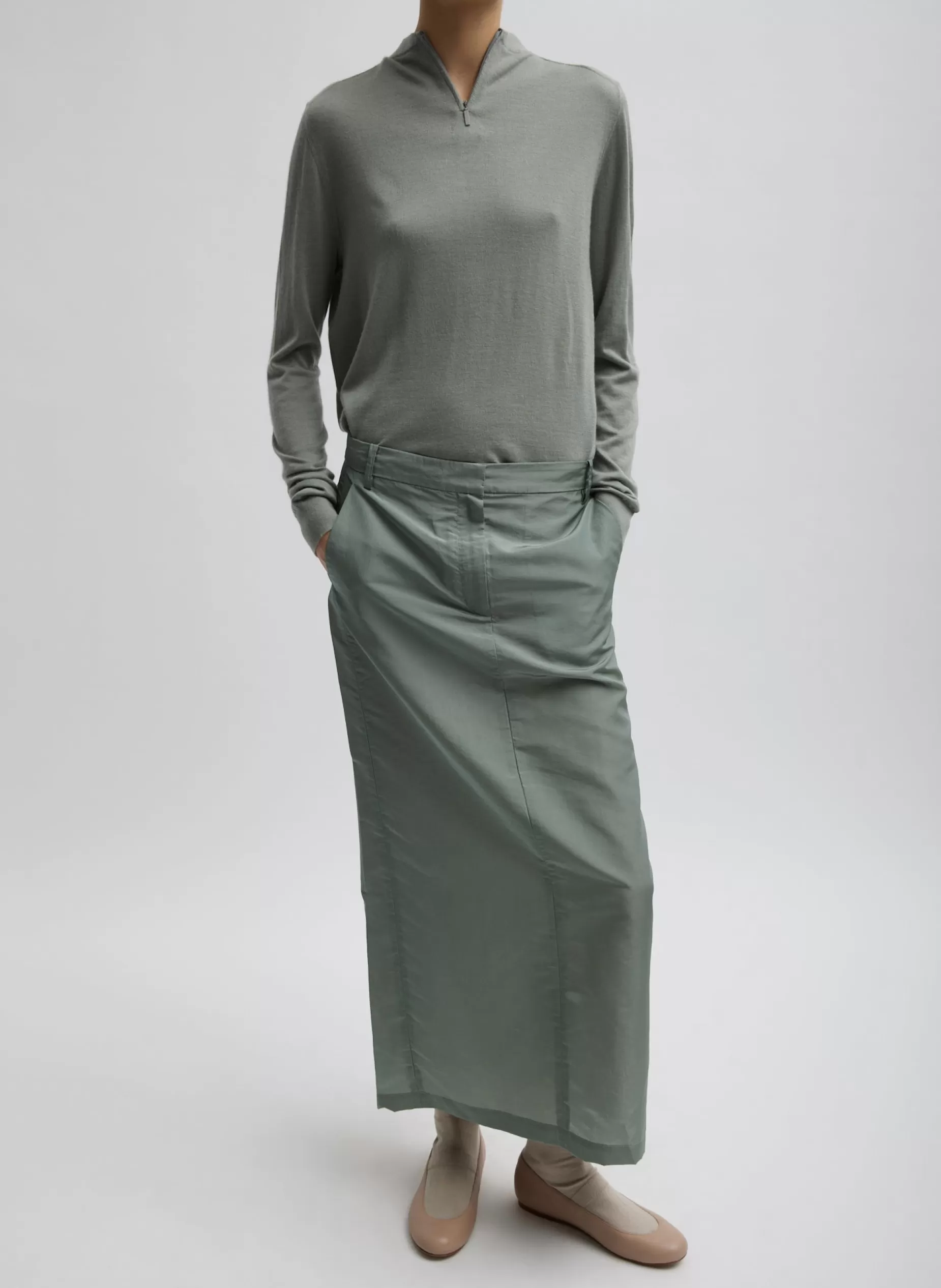 Tibi Suits | Skirts-Silk Nylon Maxi Skirt