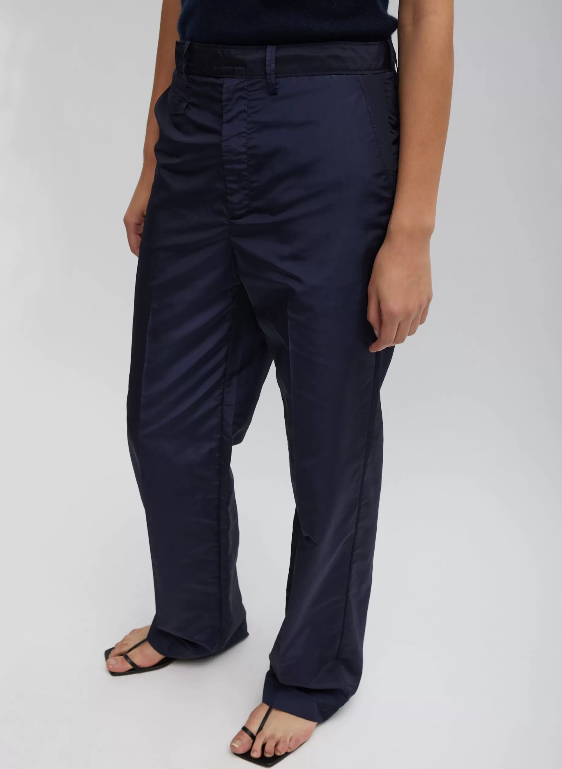 Tibi Suits | Pants & Shorts-Silk Nylon Straight Leg Trouser