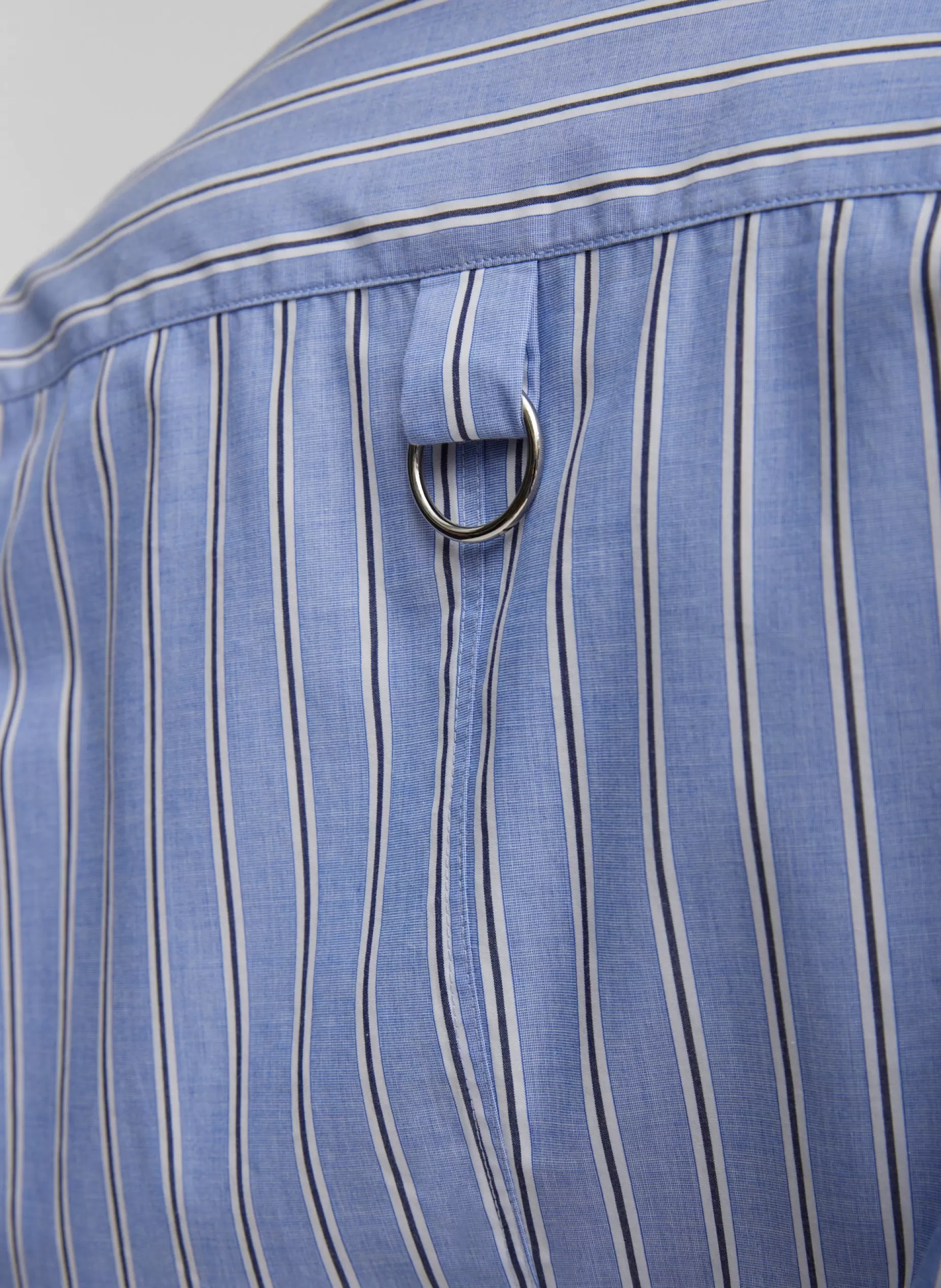 Tibi Tops | Fundamentals - WOFs-Striped Shirting Charlie Men's Slim Shirt