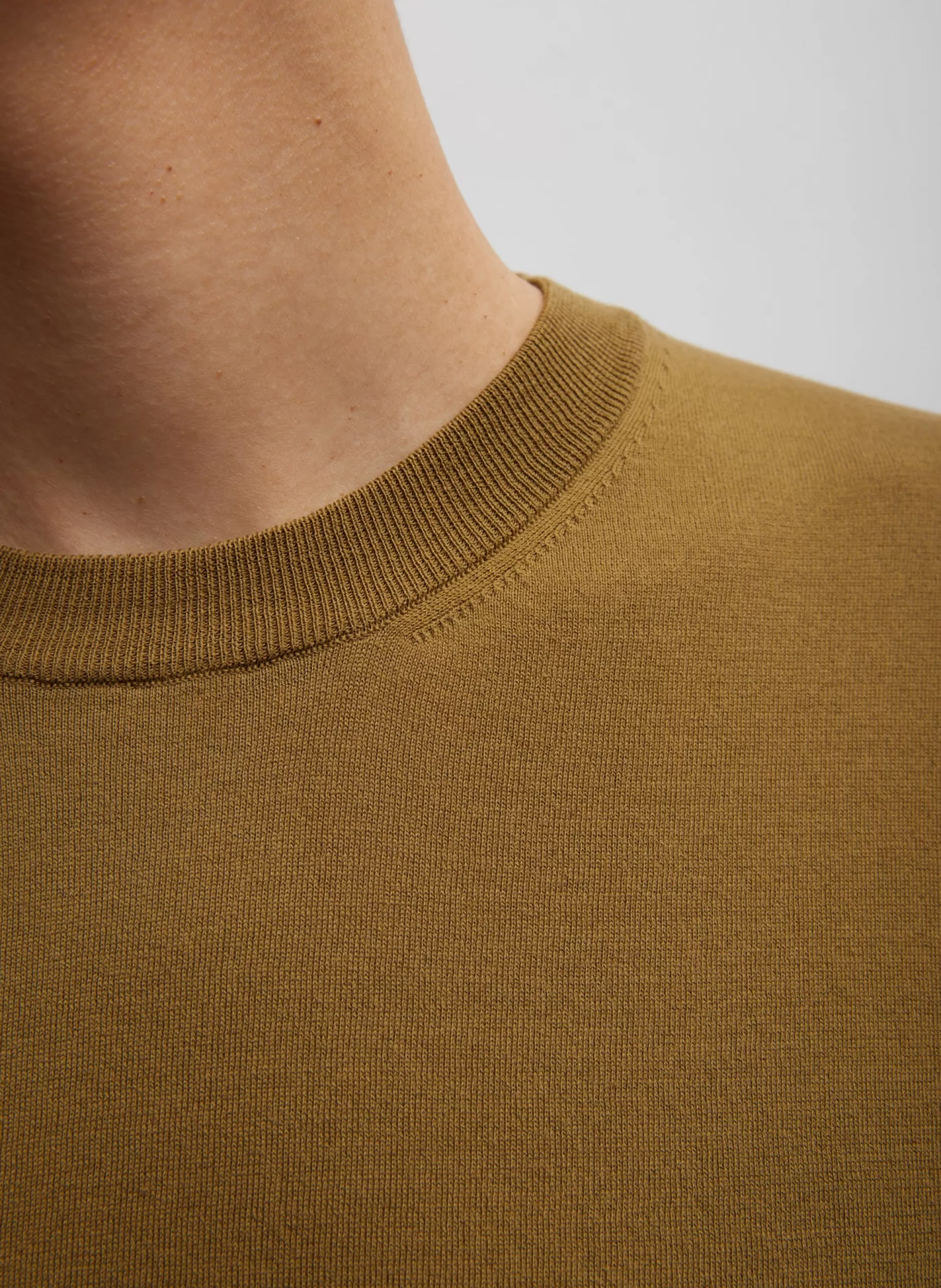 Tibi Knitwear & Sweatshirts | Fundamentals - WOFs-Super Fine Gauge Perfect Short Sleeve Men's Pullover