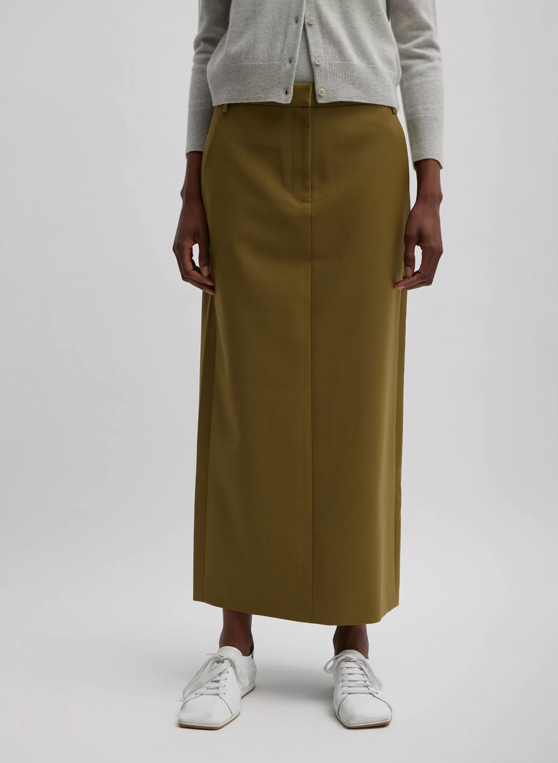 Tibi Suits | Fundamentals - WOFs-Tropical Wool Maxi Trouser Skirt